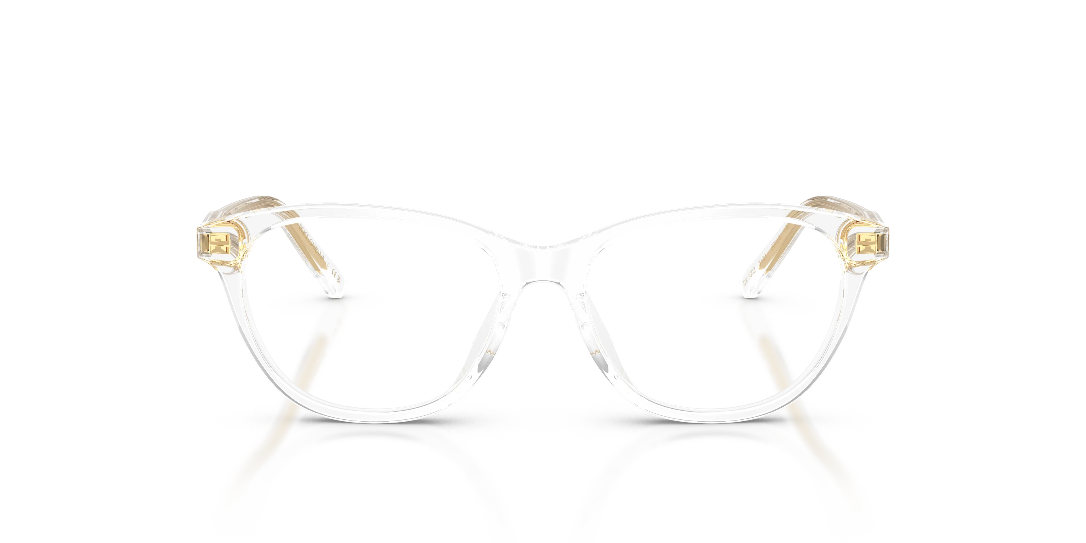 Dolce & Gabbana DX3002 3133 Montature da vista Acetato Trasparente Trasparente Cat Eye Normale - immagine 3