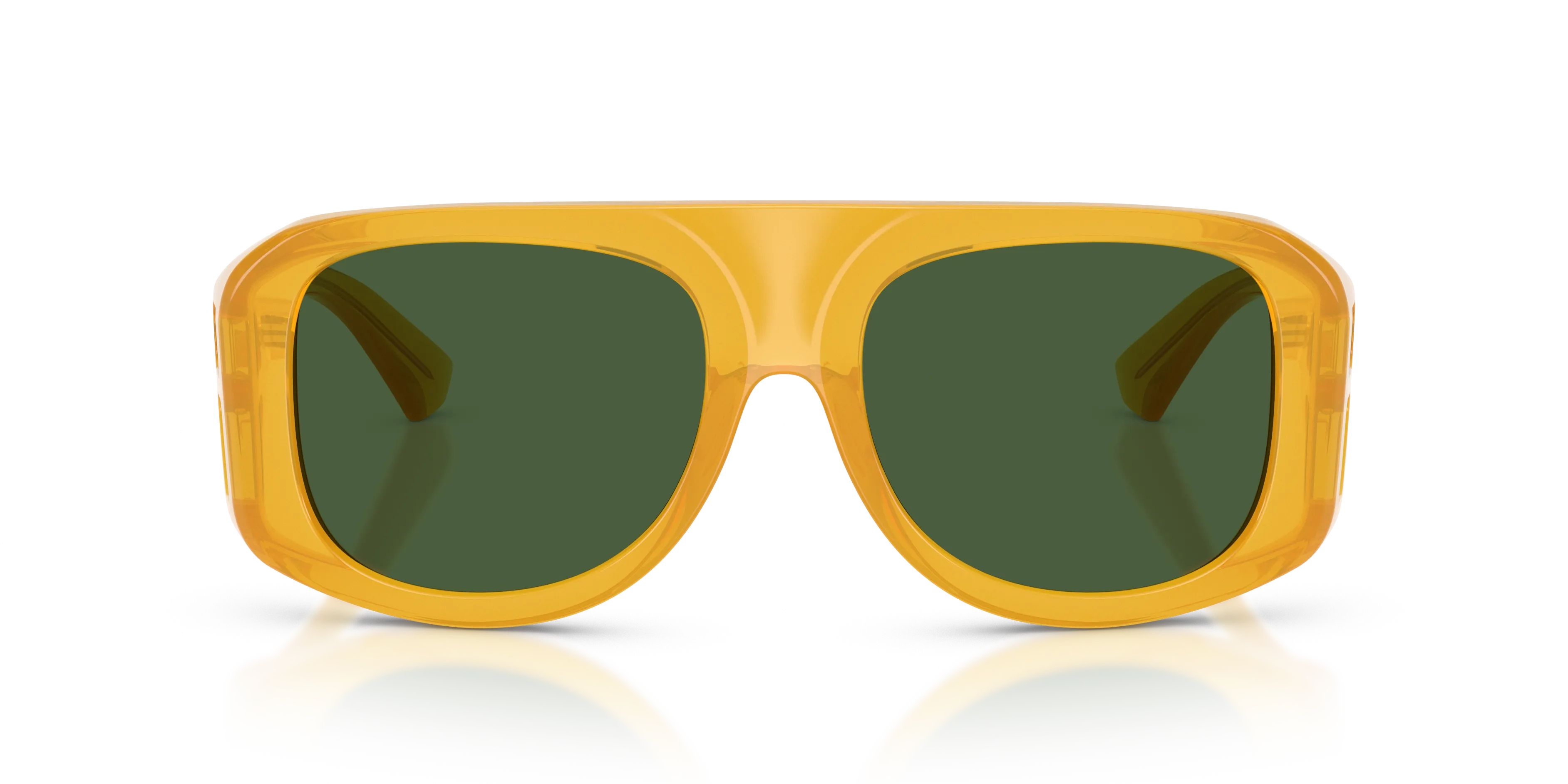 Dolce & Gabbana DG6208 652/71 Occhiali da sole Iniettato Tartaruga Verde Pilot Normale - immagine 3