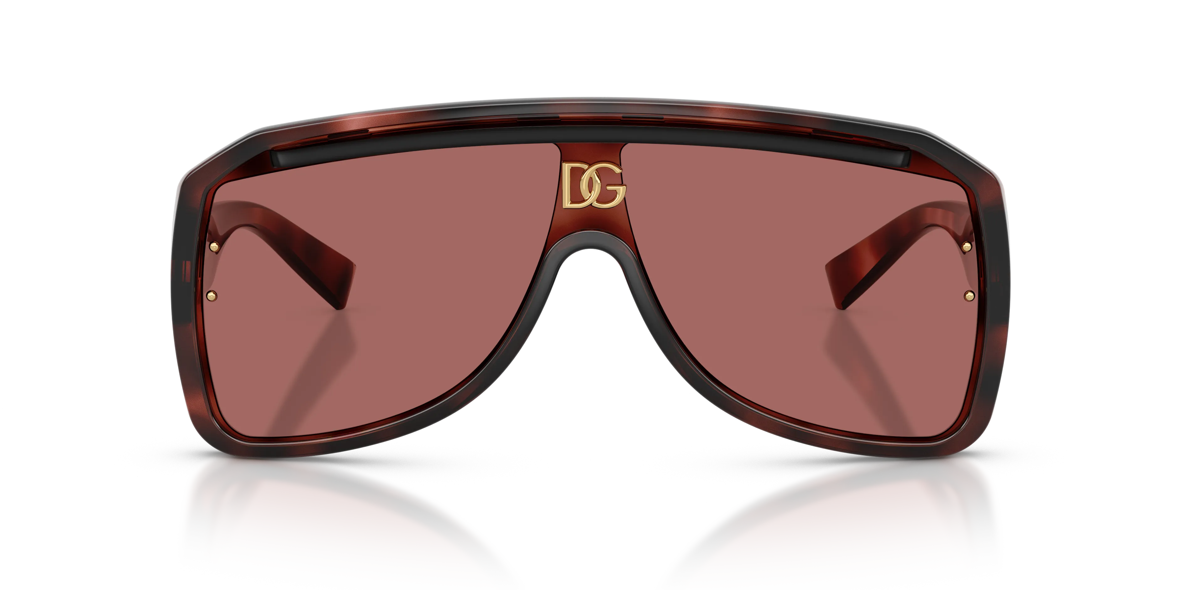 Dolce & Gabbana DG6205 347669 Occhiali da sole Iniettato Tartaruga Viola Pilot Normale - immagine 3