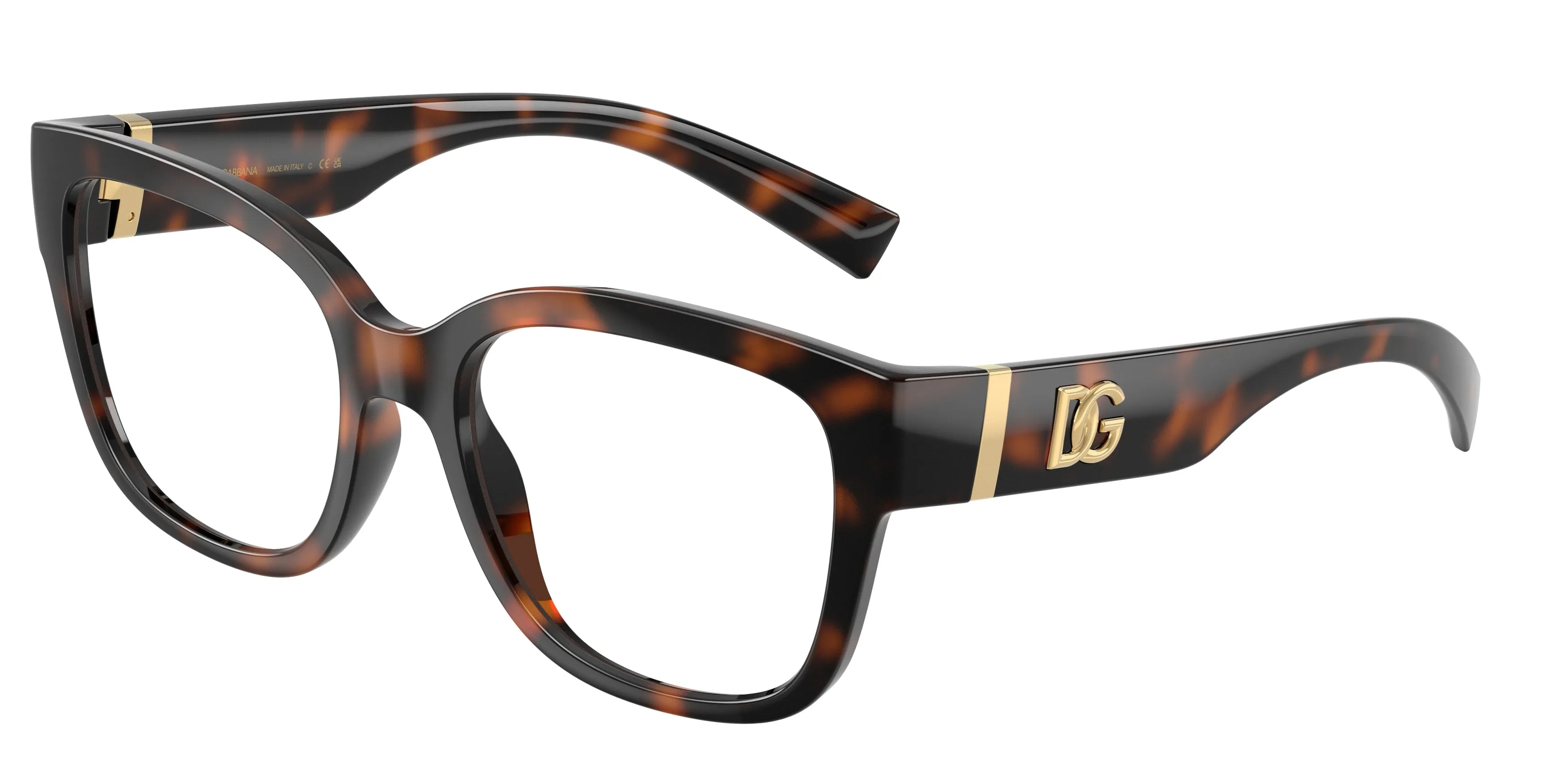 Dolce & Gabbana DG5115 502 Montature da vista Iniettato Tartaruga Trasparente Farfalla Normale - immagine 1