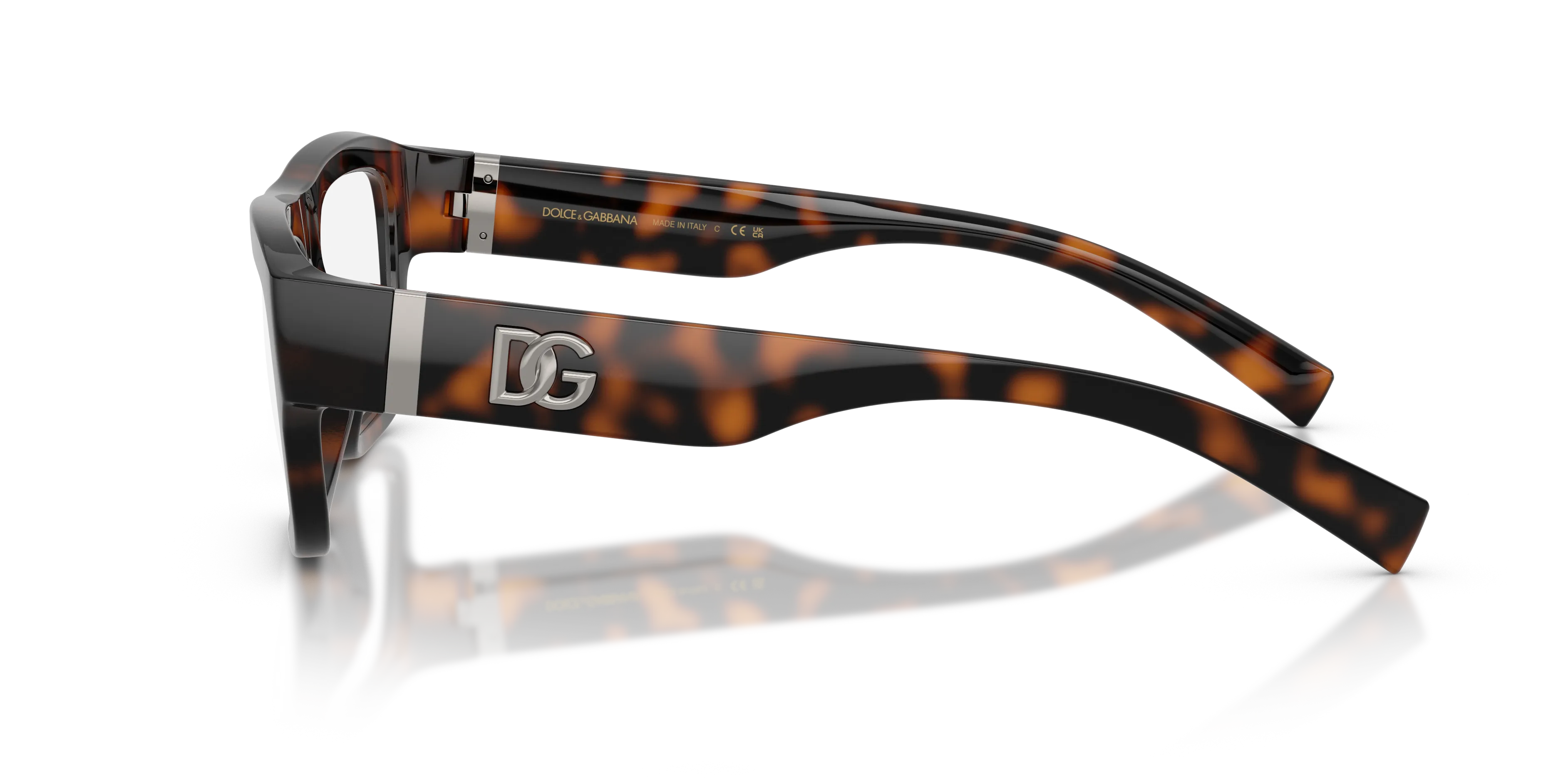 Dolce & Gabbana DG5114 502 Montature da vista Iniettato Tartaruga Trasparente Squadrata Normale - immagine 4