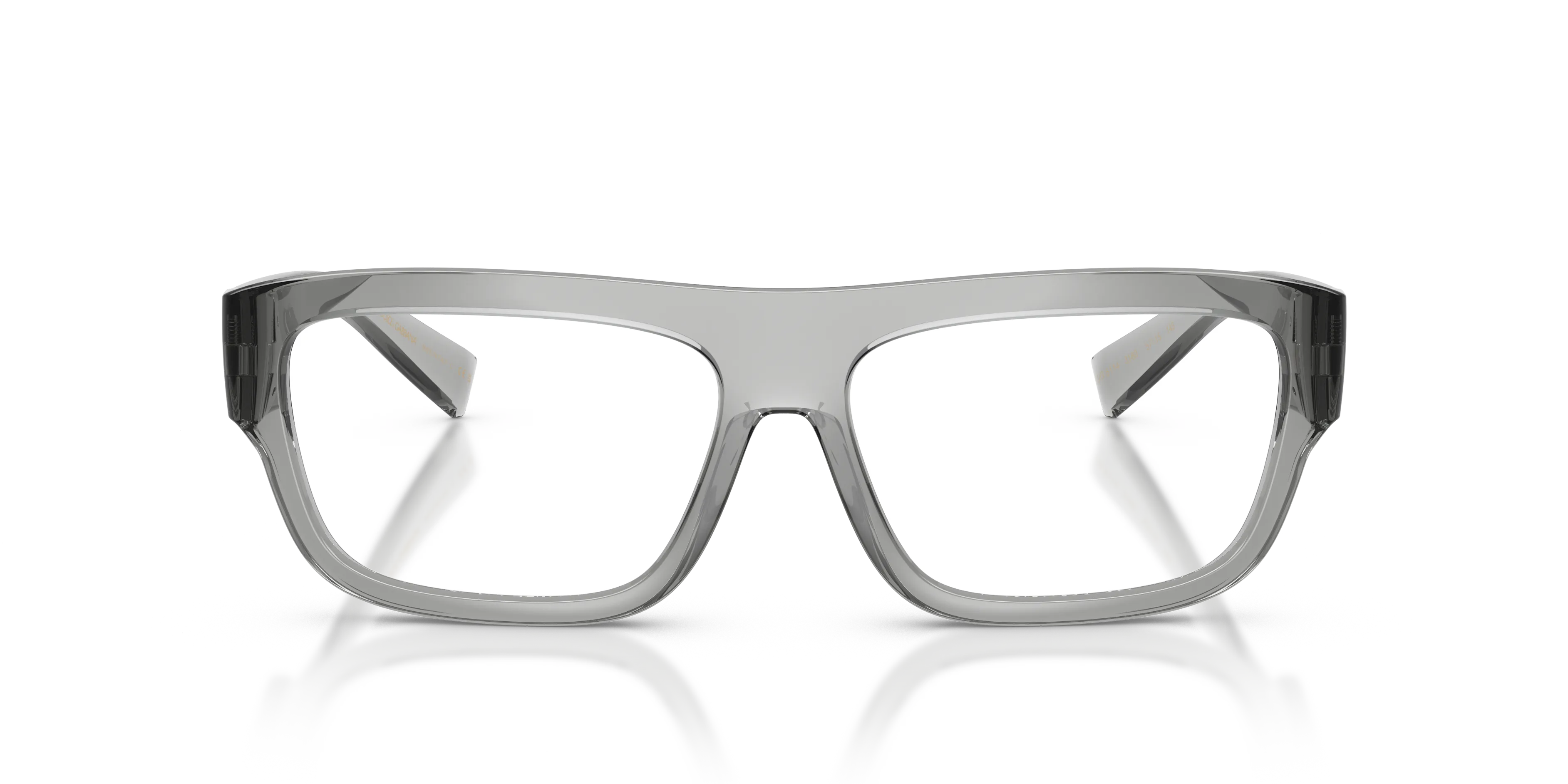 Dolce & Gabbana DG5114 3160 Montature da vista Iniettato Grigio Trasparente Squadrata Normale - immagine 3