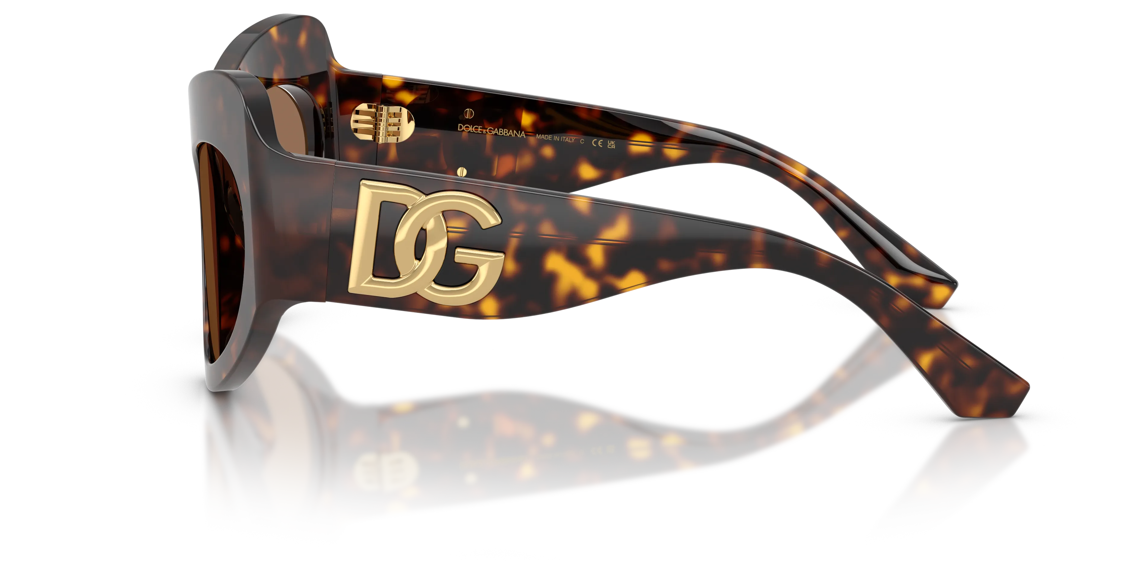 Dolce & Gabbana DG4552 502/73 Occhiali da sole Acetato Tartaruga Marrone Cat Eye Normale - immagine 4