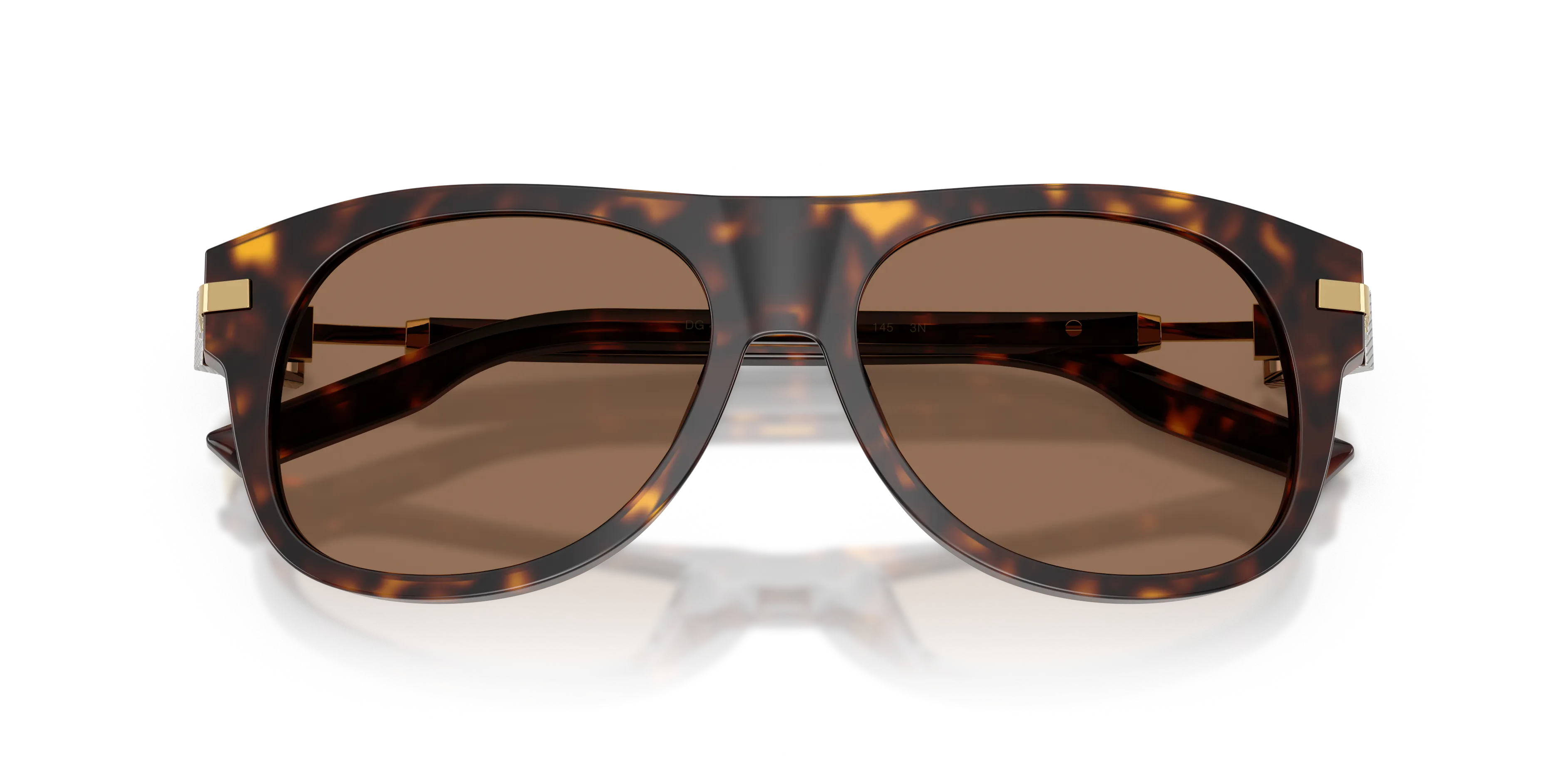 Dolce & Gabbana DG4546 502/73 Occhiali da sole Acetato Tartaruga Marrone Squadrata Normale - immagine 2