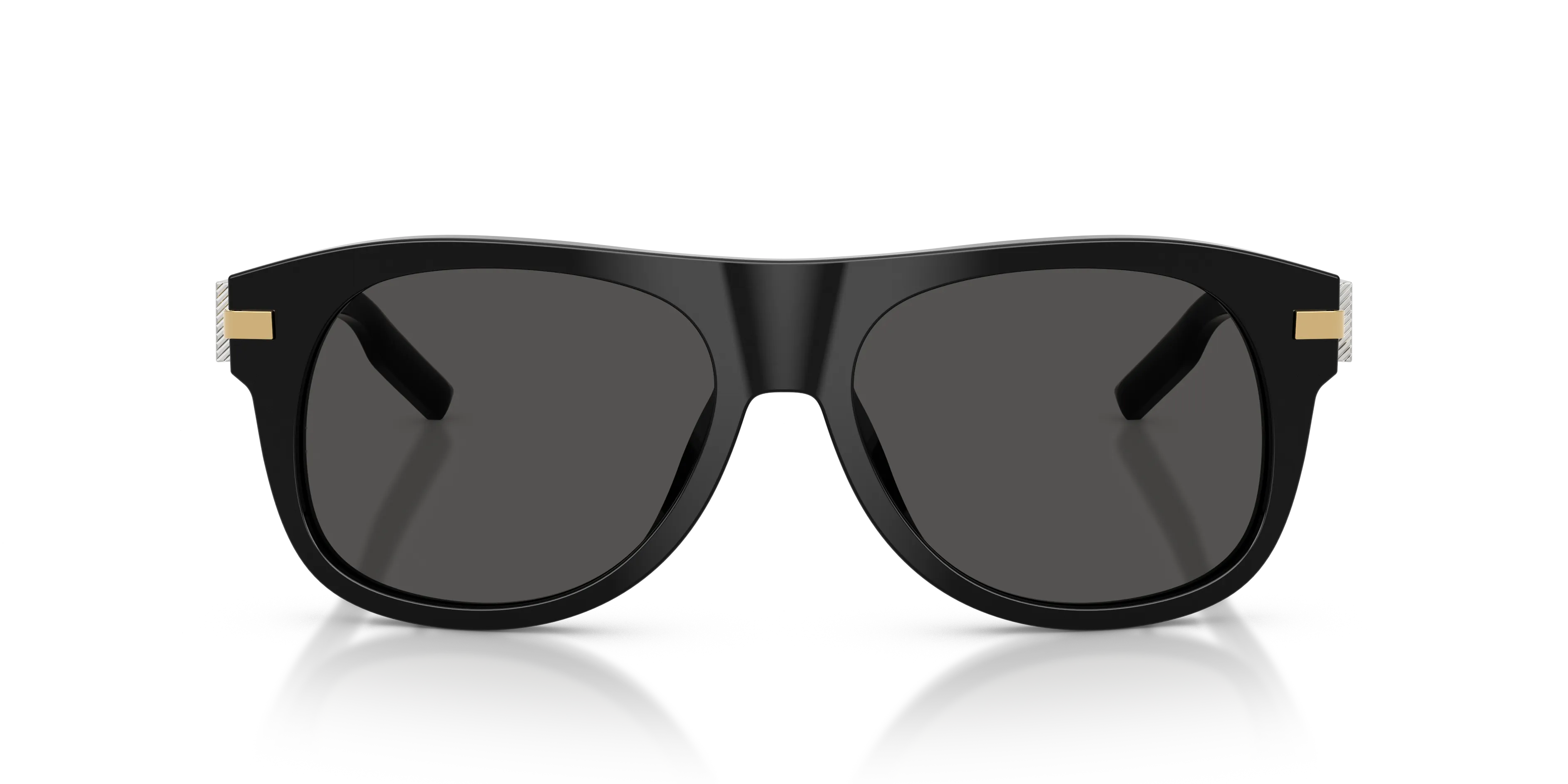 Dolce & Gabbana DG4546 501/87 Occhiali da sole Acetato Nero Grigio Squadrata Normale - immagine 3