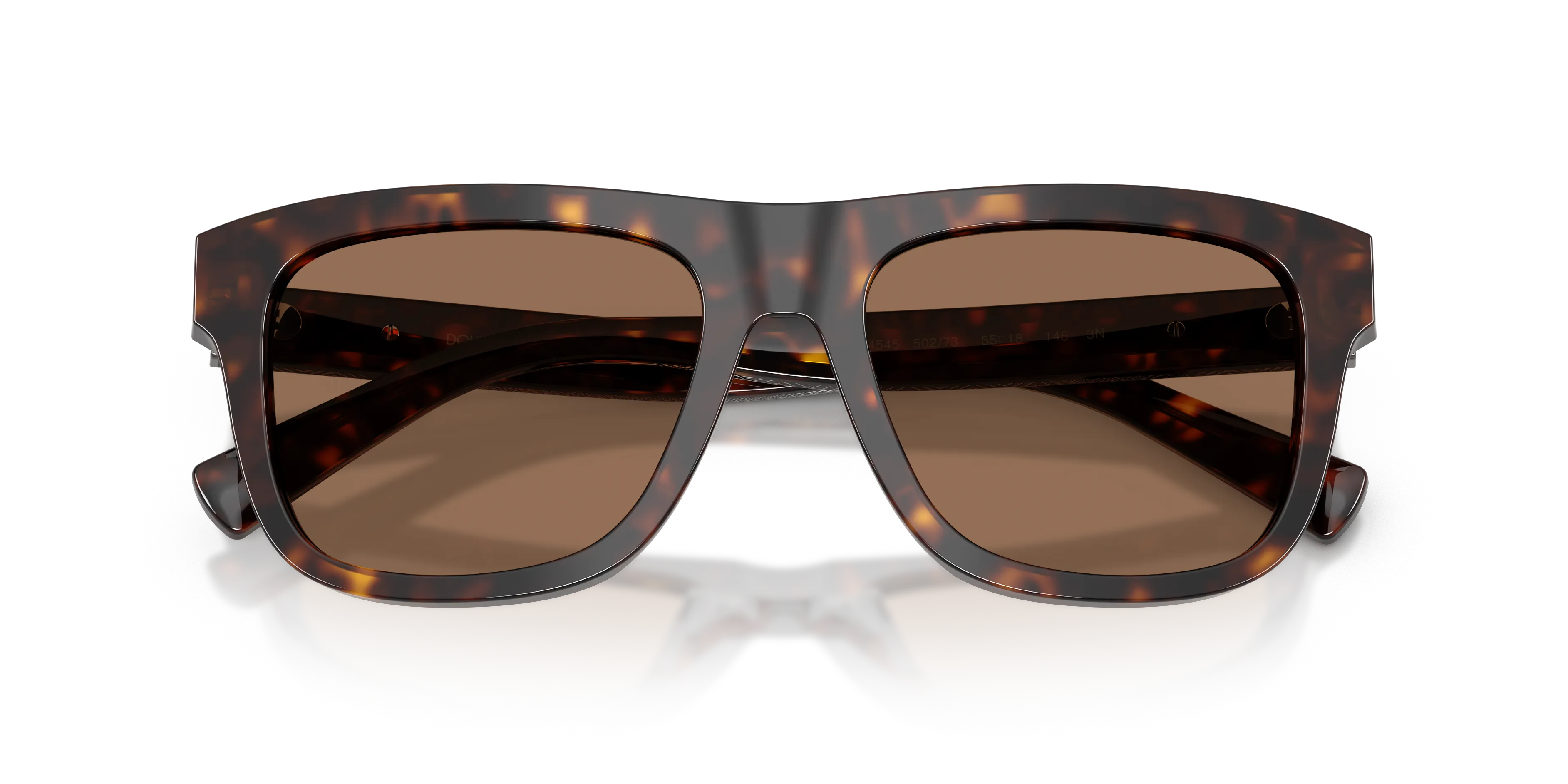 Dolce & Gabbana DG4545 502/73 Occhiali da sole Acetato Tartaruga Marrone Squadrata Normale - immagine 2