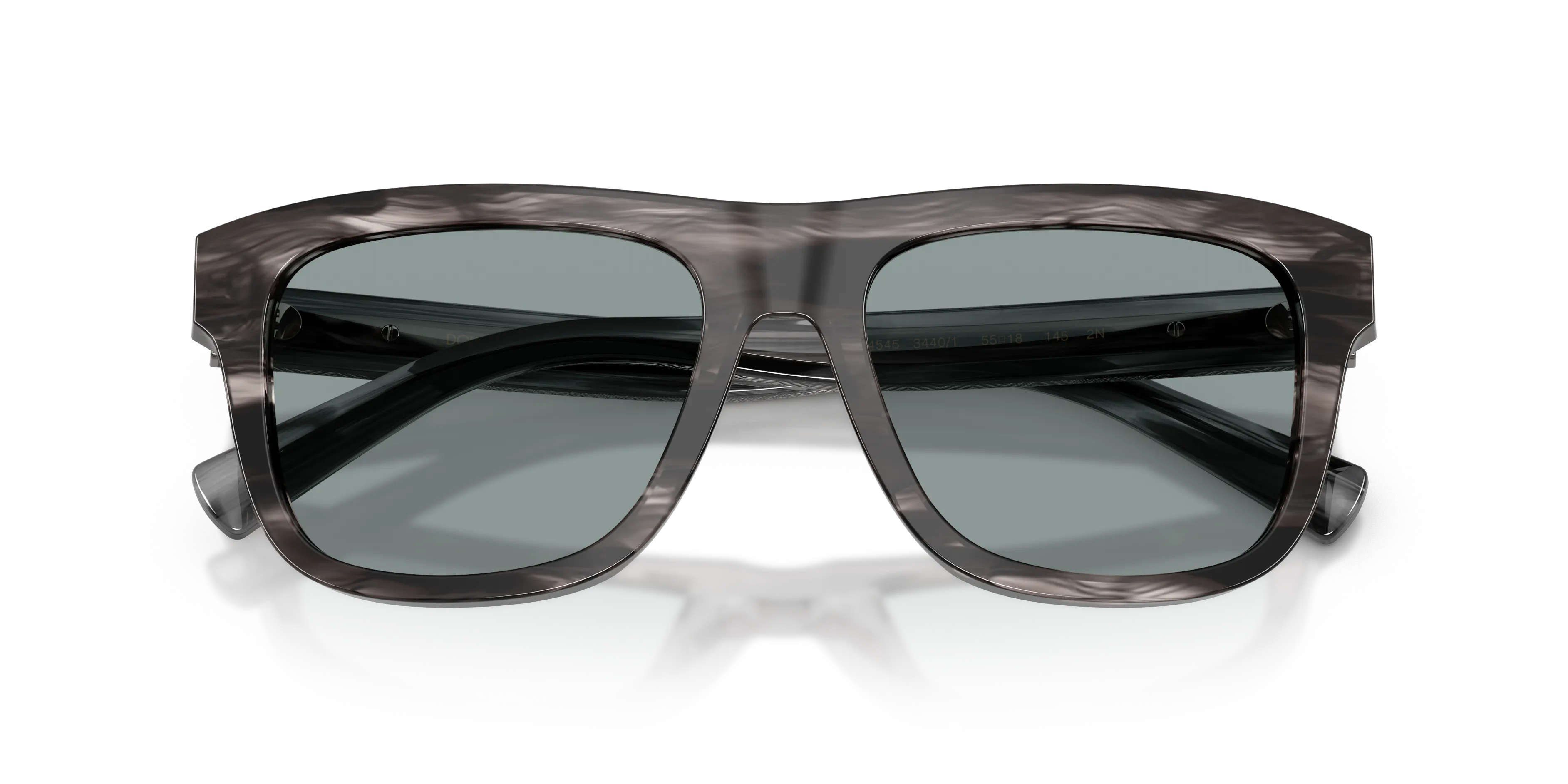 Dolce & Gabbana DG4545 3440/1 Occhiali da sole Acetato Grigio Grigio Squadrata Normale - immagine 2