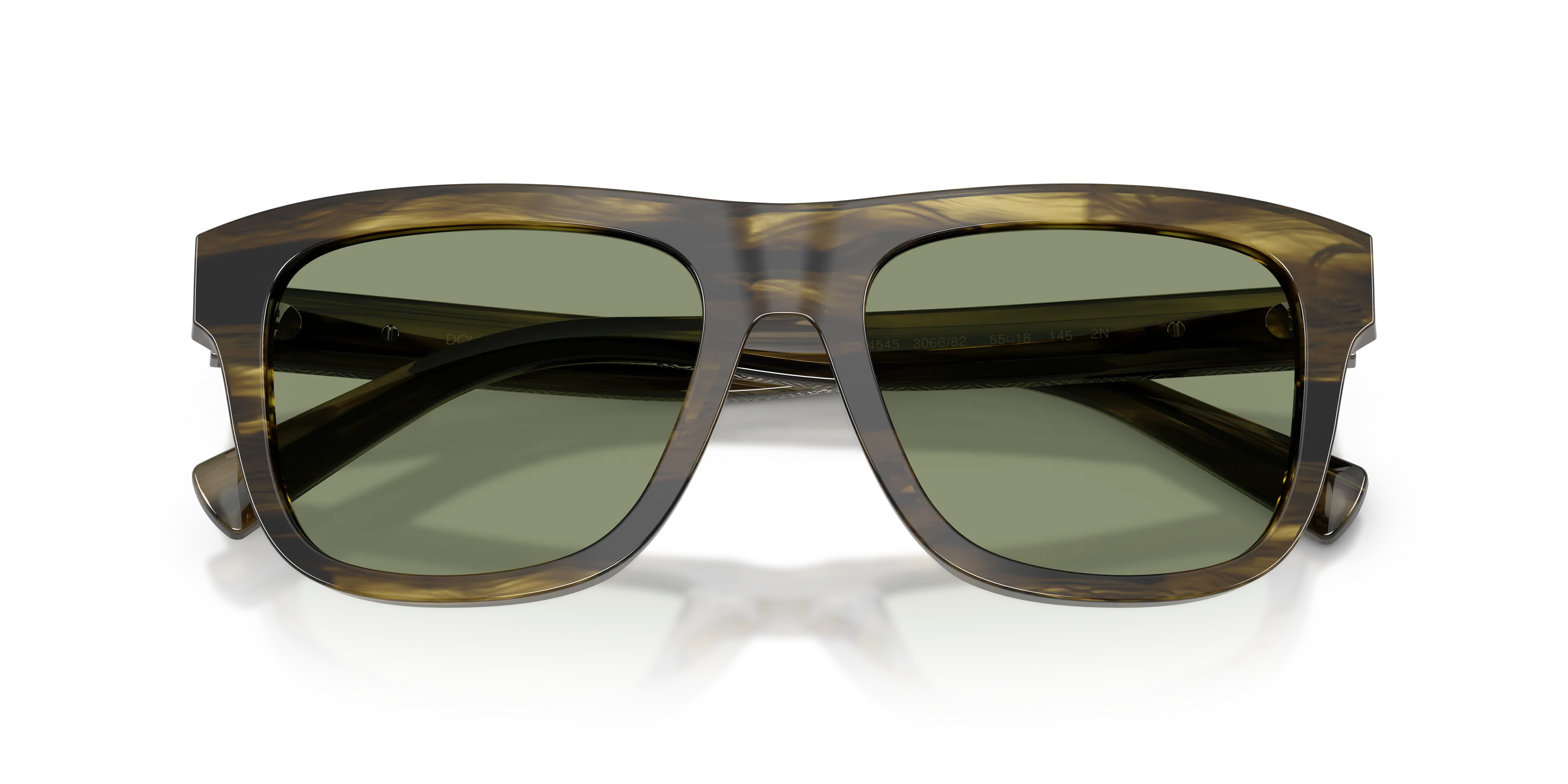 Dolce & Gabbana DG4545 306682 Occhiali da sole Acetato Verde Verde Squadrata Normale - immagine 2