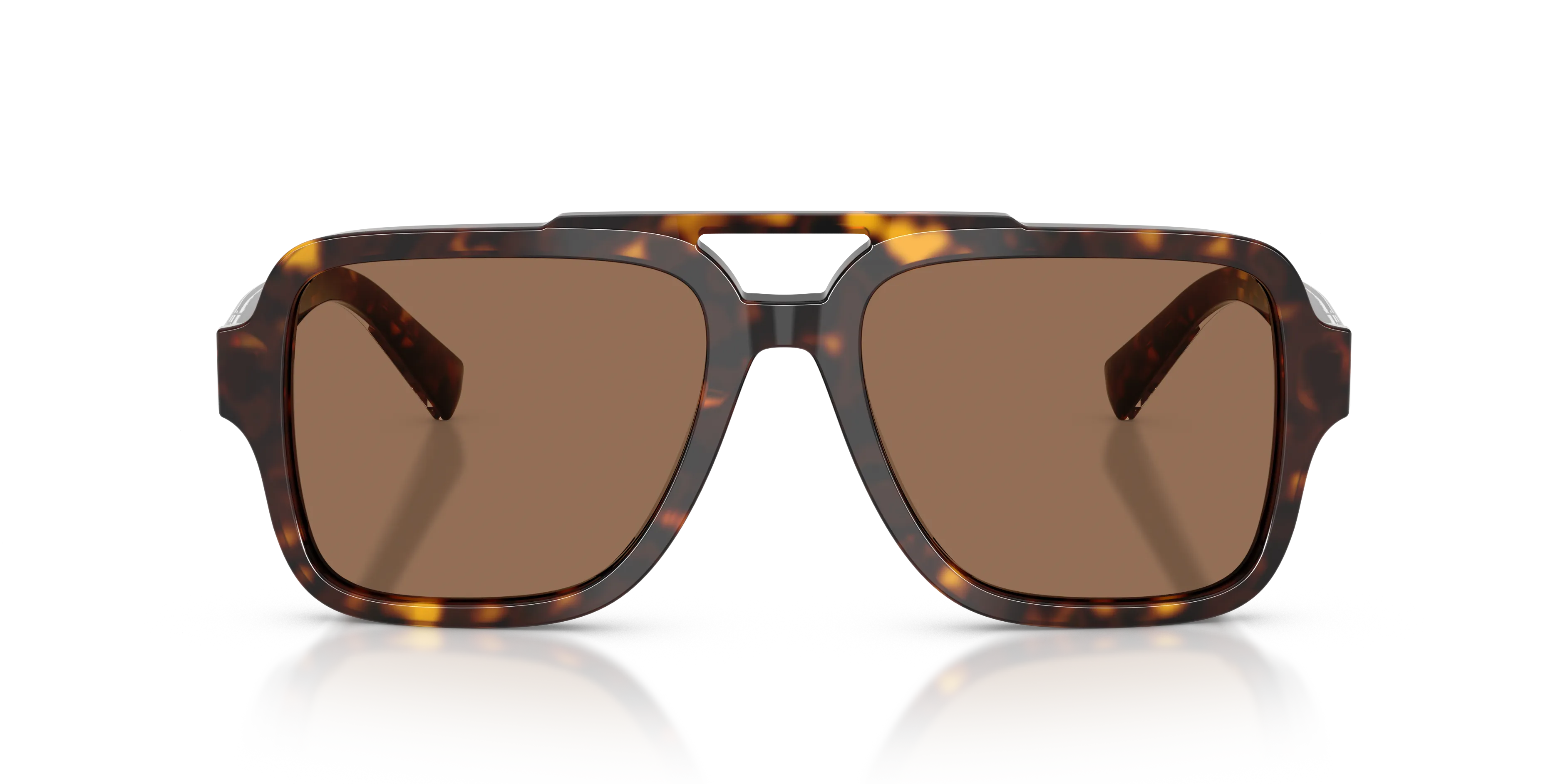 Dolce & Gabbana DG4544 502/73 Occhiali da sole Acetato Tartaruga Marrone Pilot Normale - immagine 3