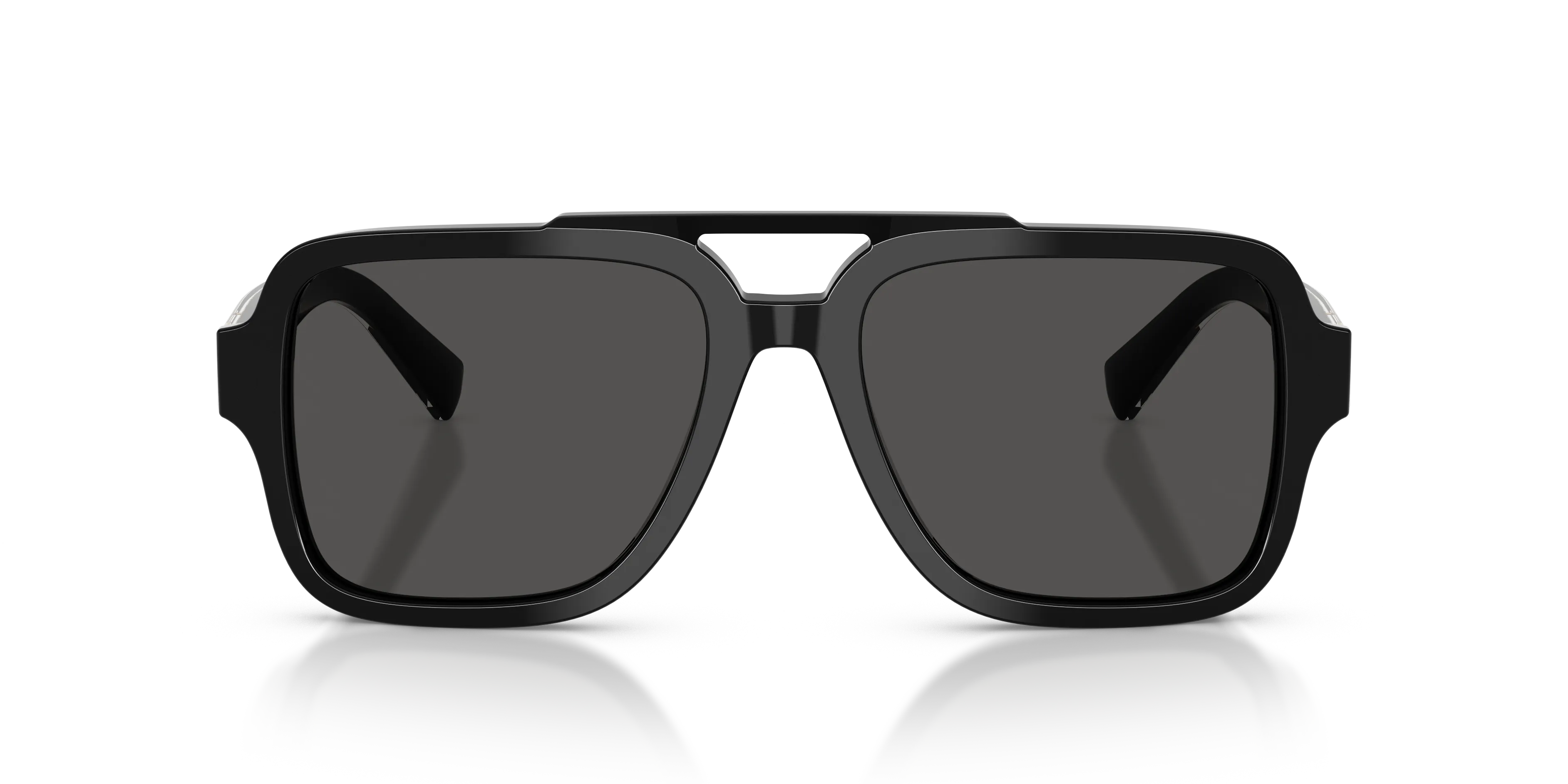 Dolce & Gabbana DG4544 501/87 Occhiali da sole Acetato Nero Grigio Pilot Normale - immagine 3