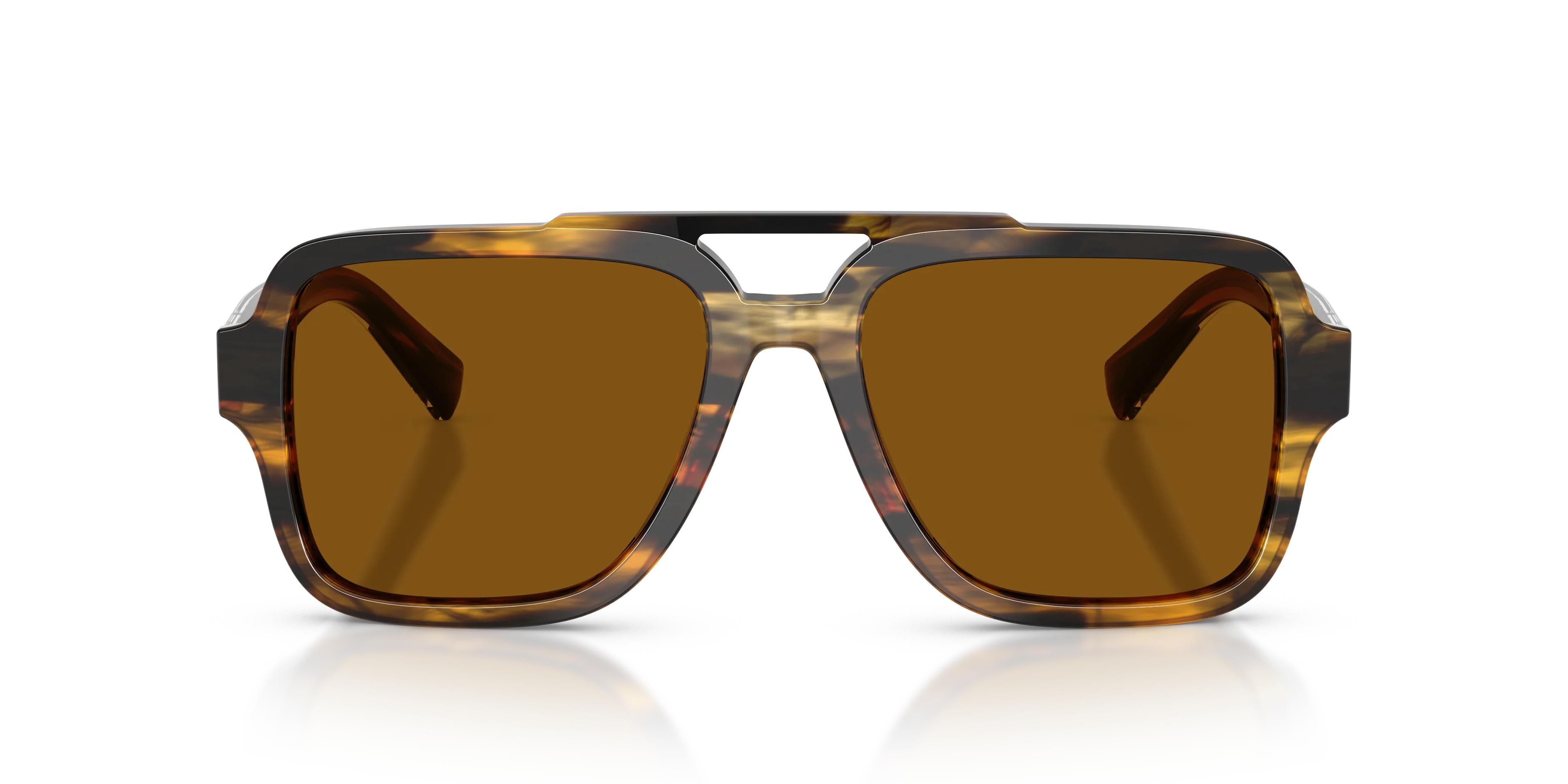Dolce & Gabbana DG4544 306363 Occhiali da sole Acetato Tartaruga Marrone Pilot Normale - immagine 3