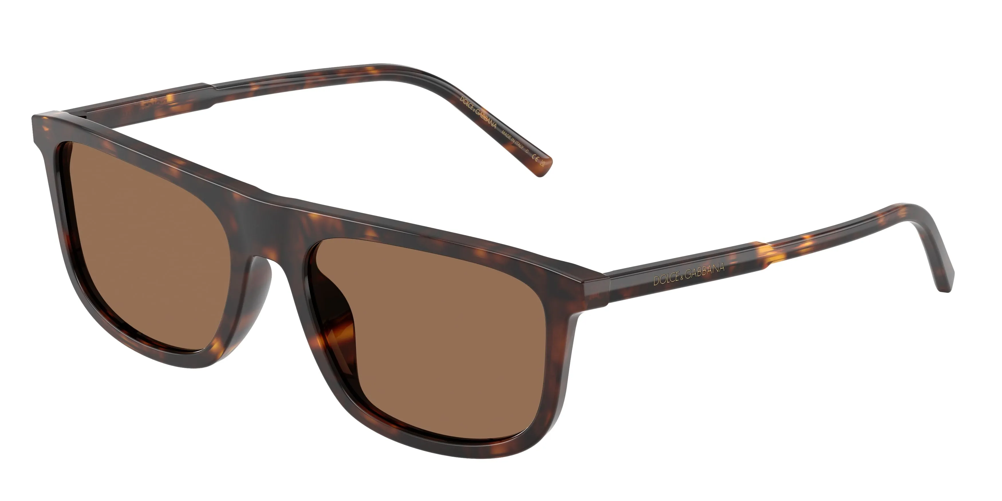 Dolce & Gabbana DG4542 502/73 Occhiali da sole Acetato Tartaruga Marrone Squadrata Normale - immagine 1