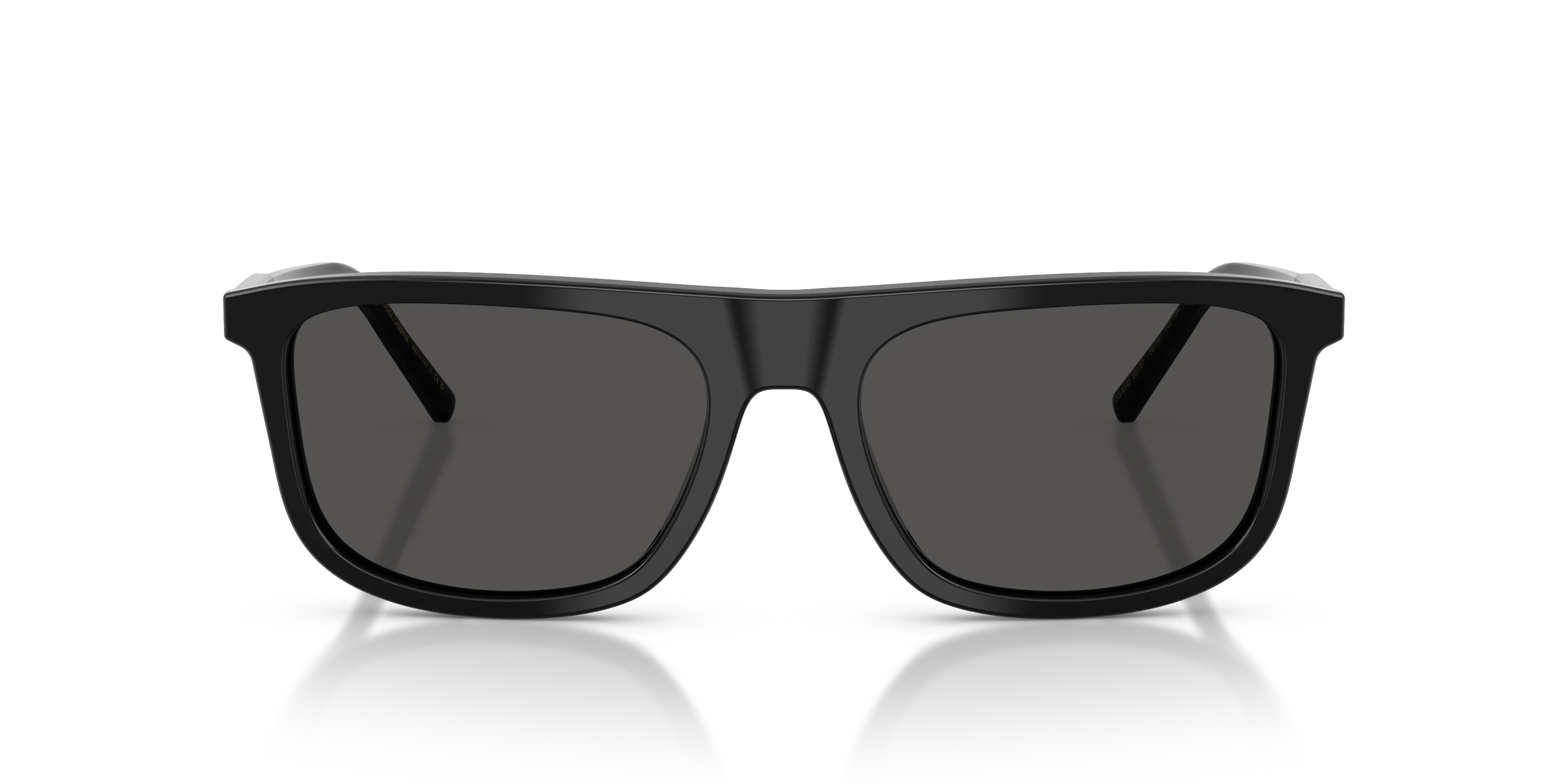 Dolce & Gabbana DG4542 501/87 Occhiali da sole Acetato Nero Grigio Squadrata Normale - immagine 3