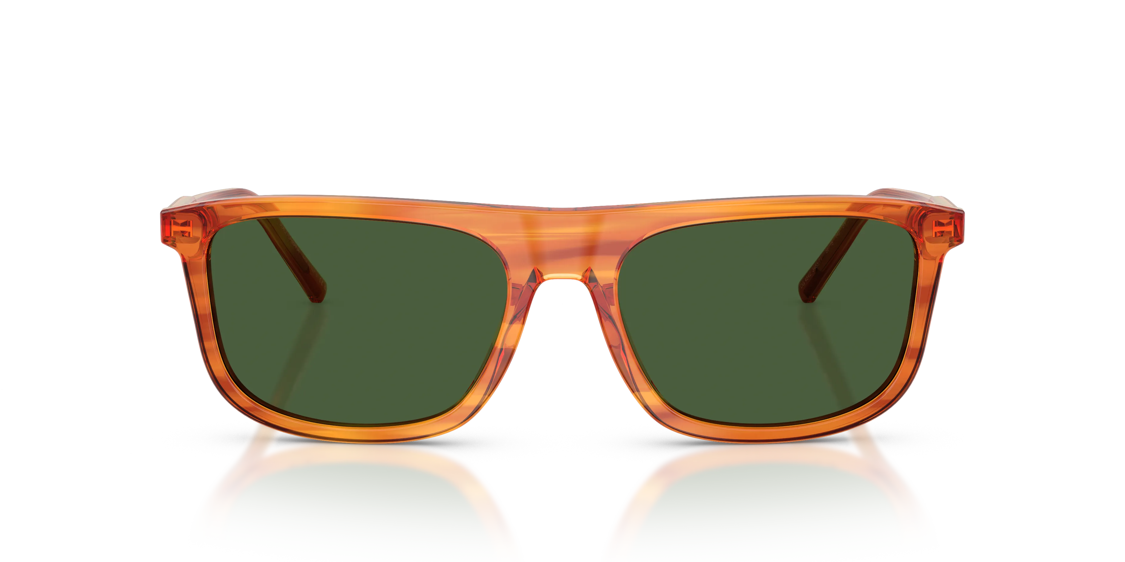 Dolce & Gabbana DG4542 348371 Occhiali da sole Acetato Marrone Verde Squadrata Normale - immagine 3