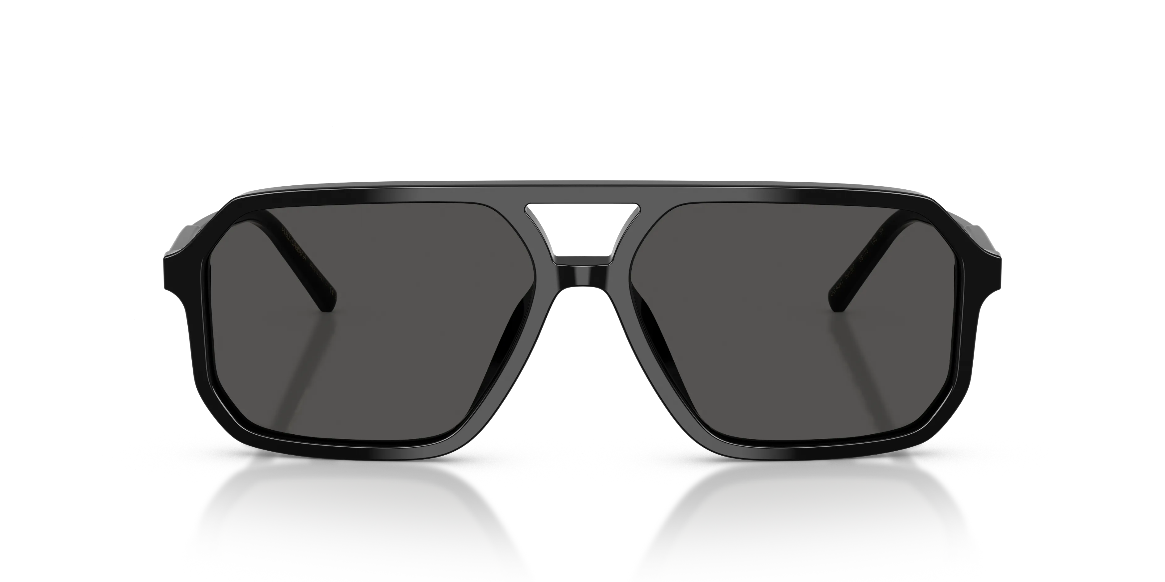Dolce & Gabbana DG4541 501/87 Occhiali da sole Acetato Nero Grigio Pilot Normale - immagine 3