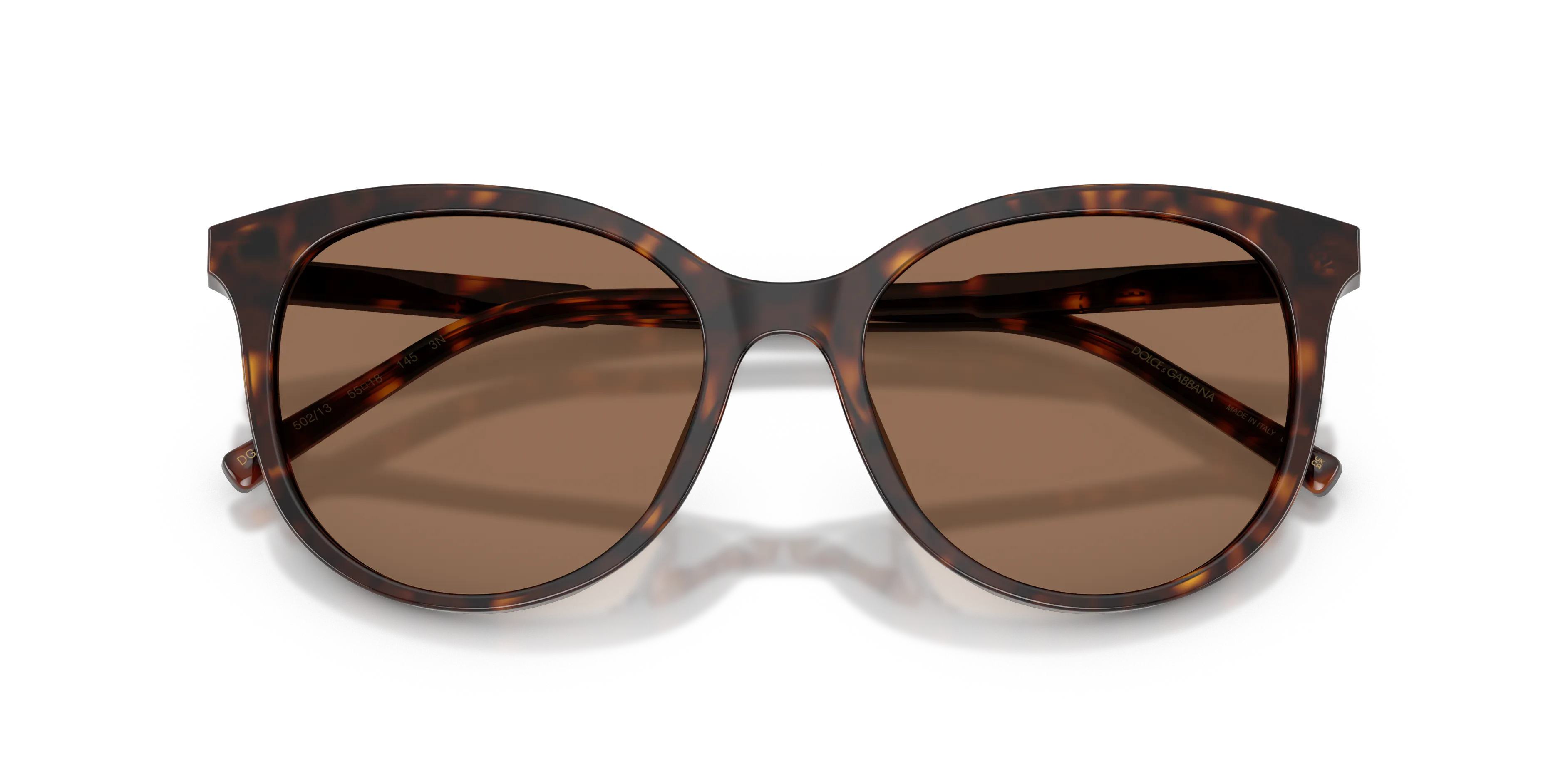 Dolce & Gabbana DG4540 502/13 Occhiali da sole Acetato Tartaruga Marrone Pantos Normale - immagine 2