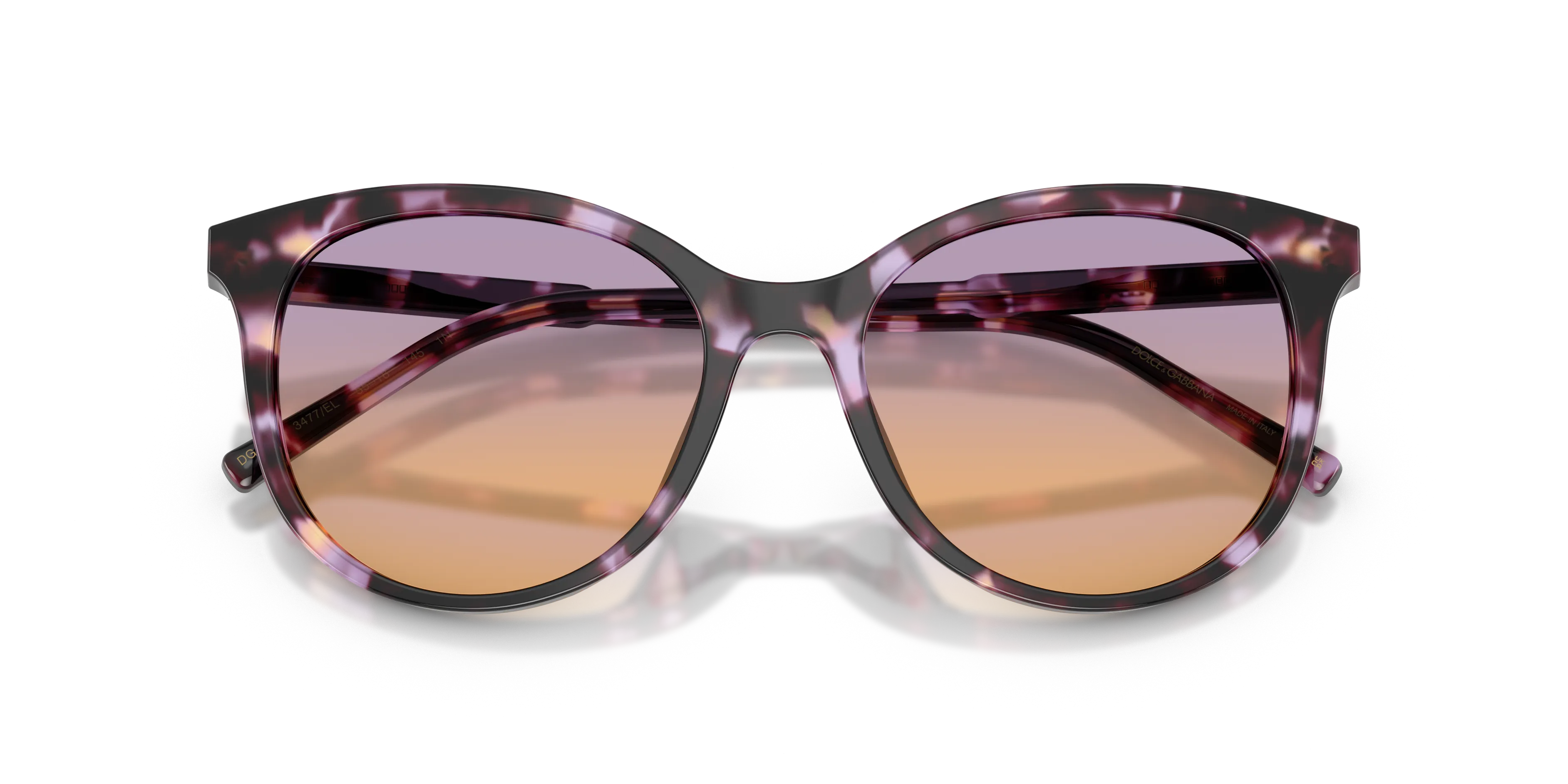 Dolce & Gabbana DG4540 3477EL Occhiali da sole Acetato Viola Arancione Pantos Normale - immagine 2