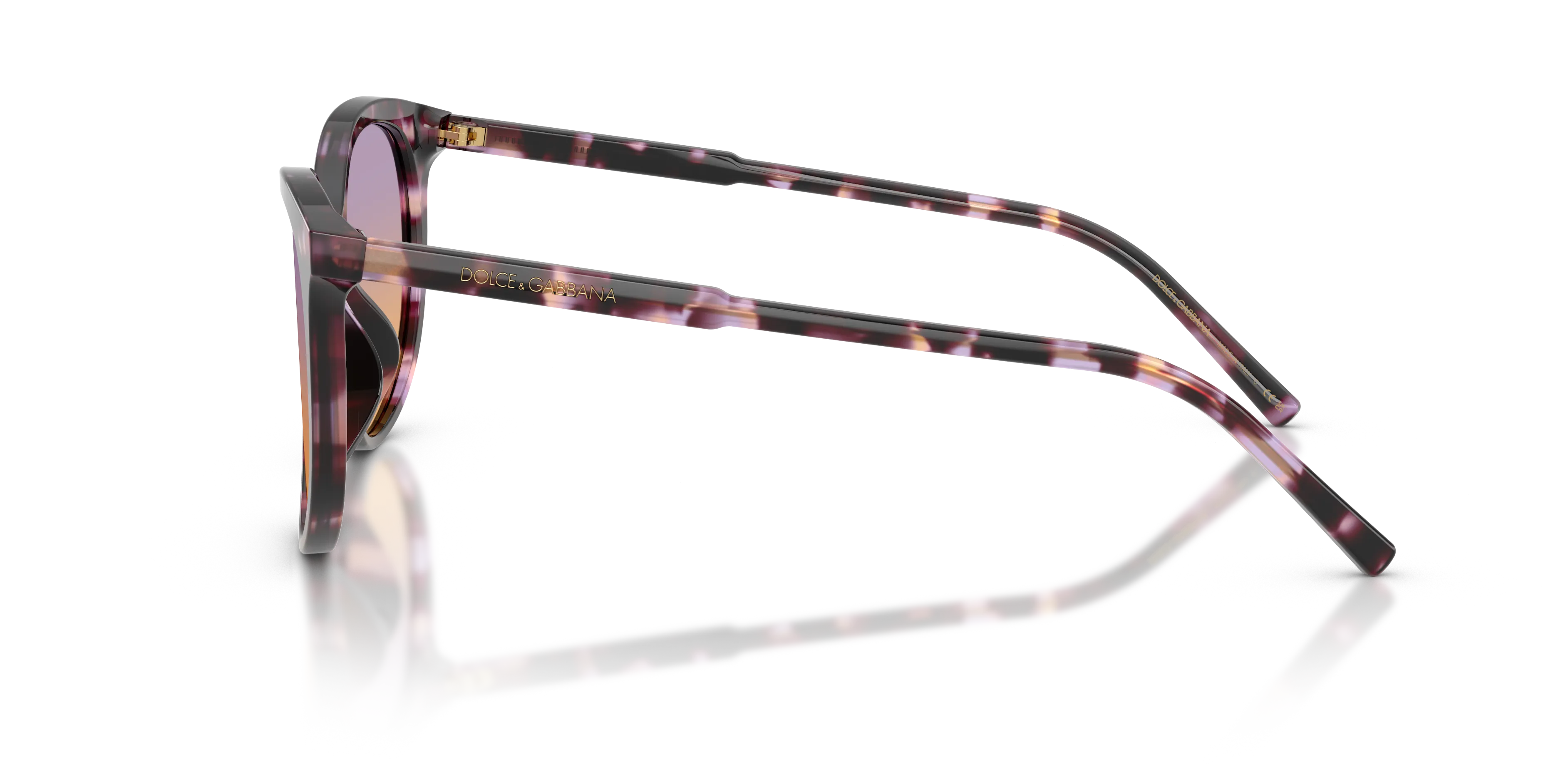 Dolce & Gabbana DG4540 3477EL Occhiali da sole Acetato Viola Arancione Pantos Normale - immagine 4