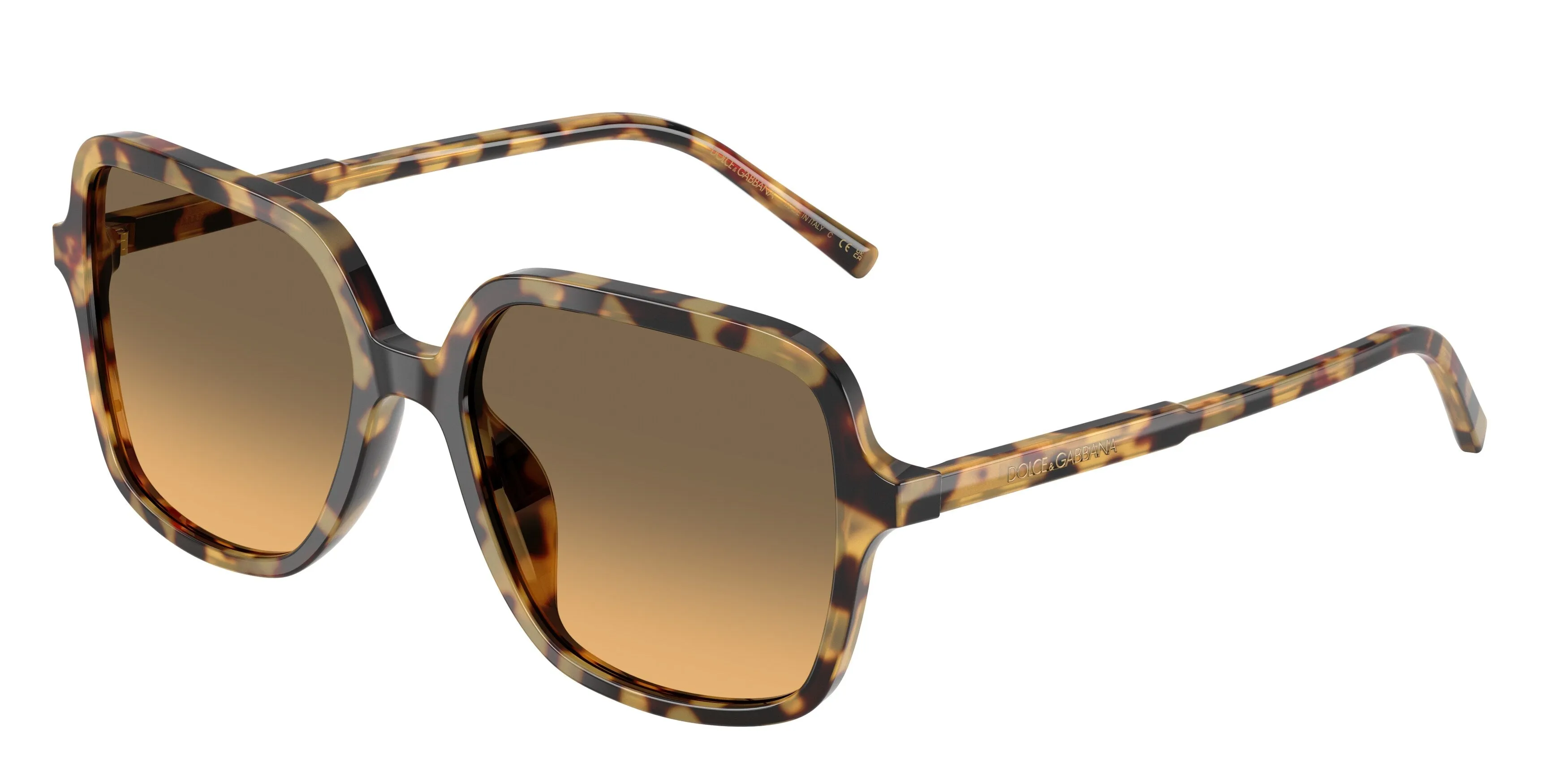 Dolce & Gabbana DG4539 512/11 Occhiali da sole Acetato Tartaruga Grigio Squadrata Normale Sfumato - immagine 1
