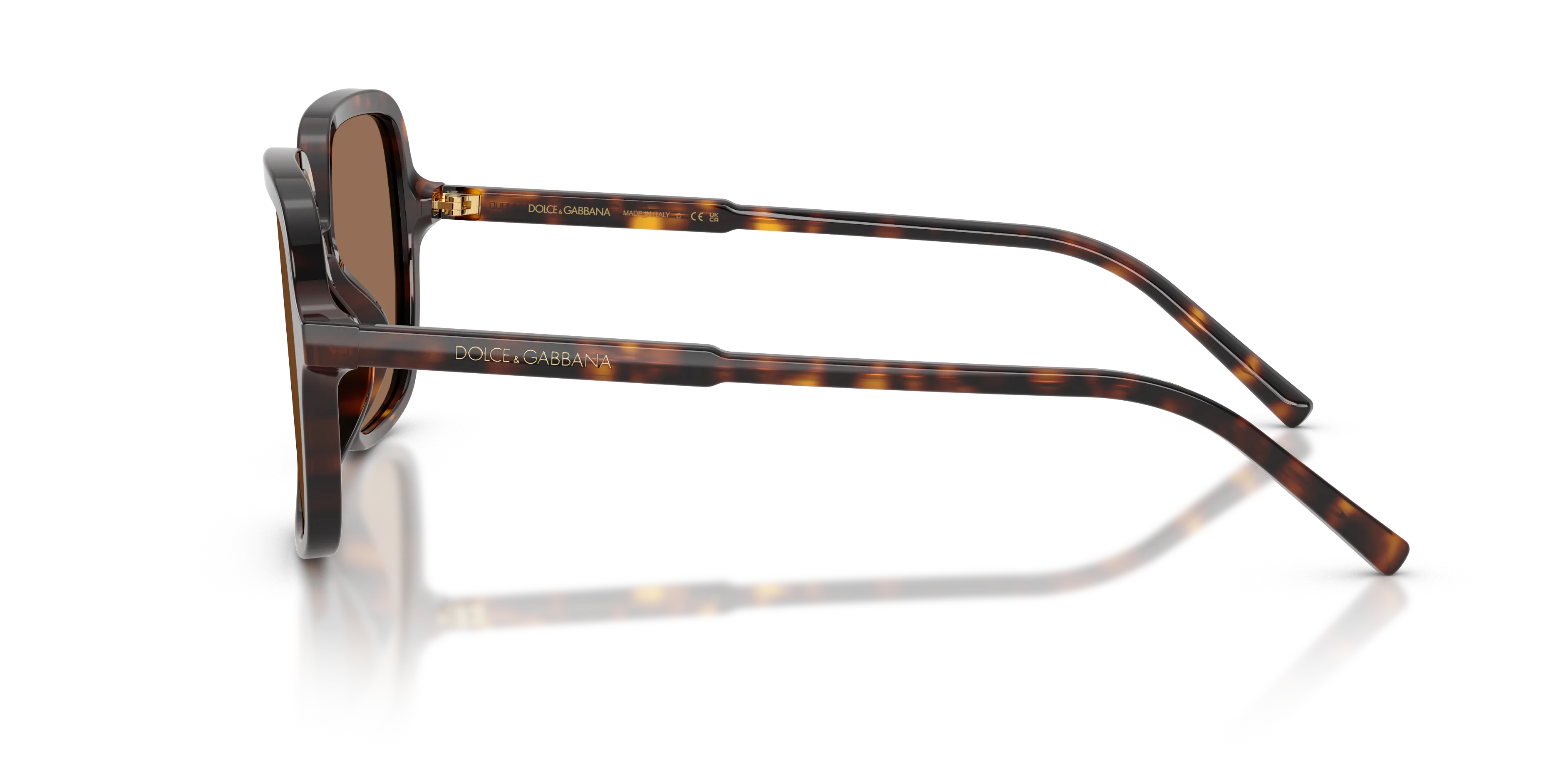 Dolce & Gabbana DG4539 502/73 Occhiali da sole Acetato Tartaruga Marrone Squadrata Normale - immagine 4