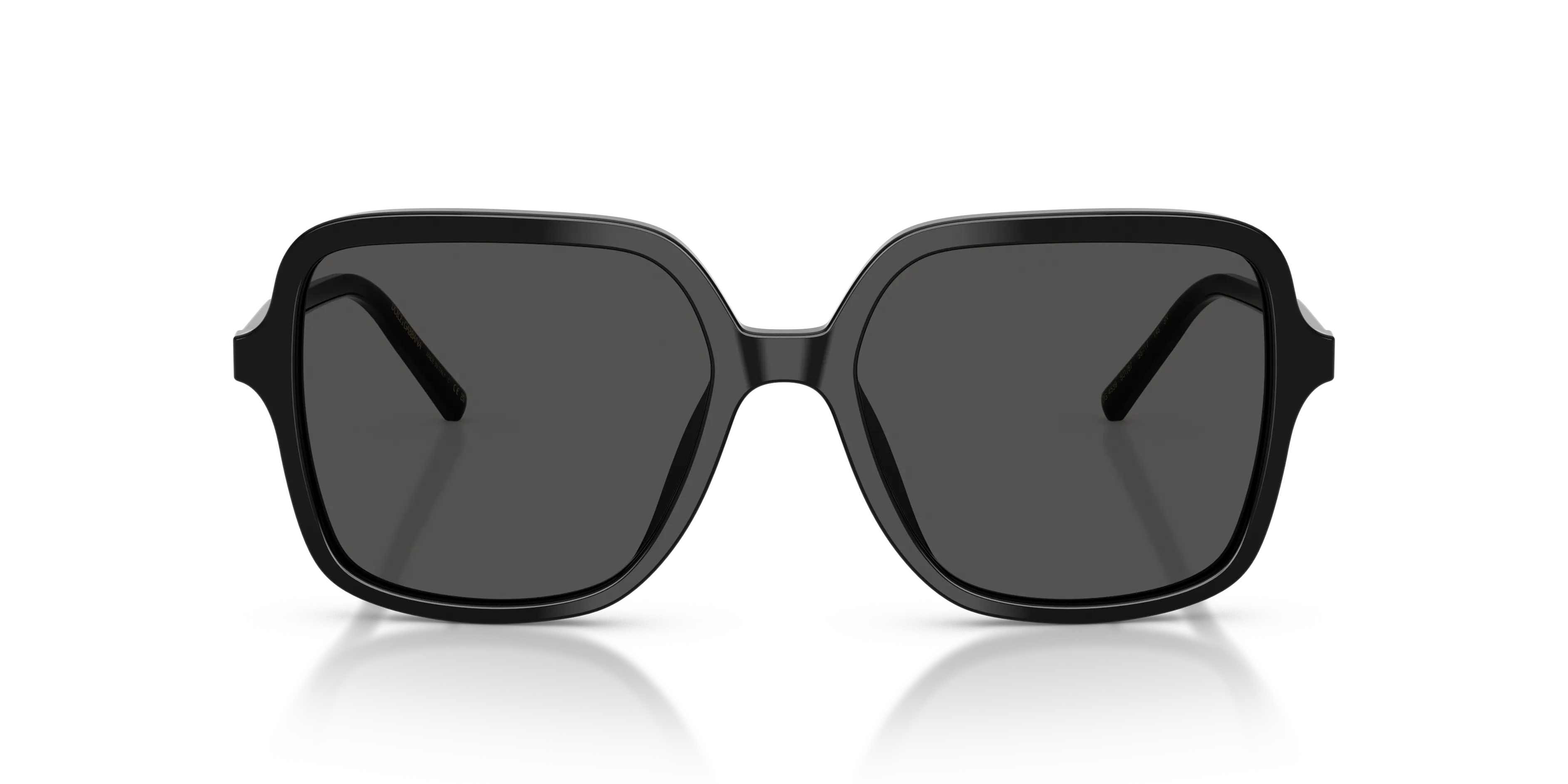 Dolce & Gabbana DG4539 501/87 Occhiali da sole Acetato Nero Grigio Squadrata Normale - immagine 3