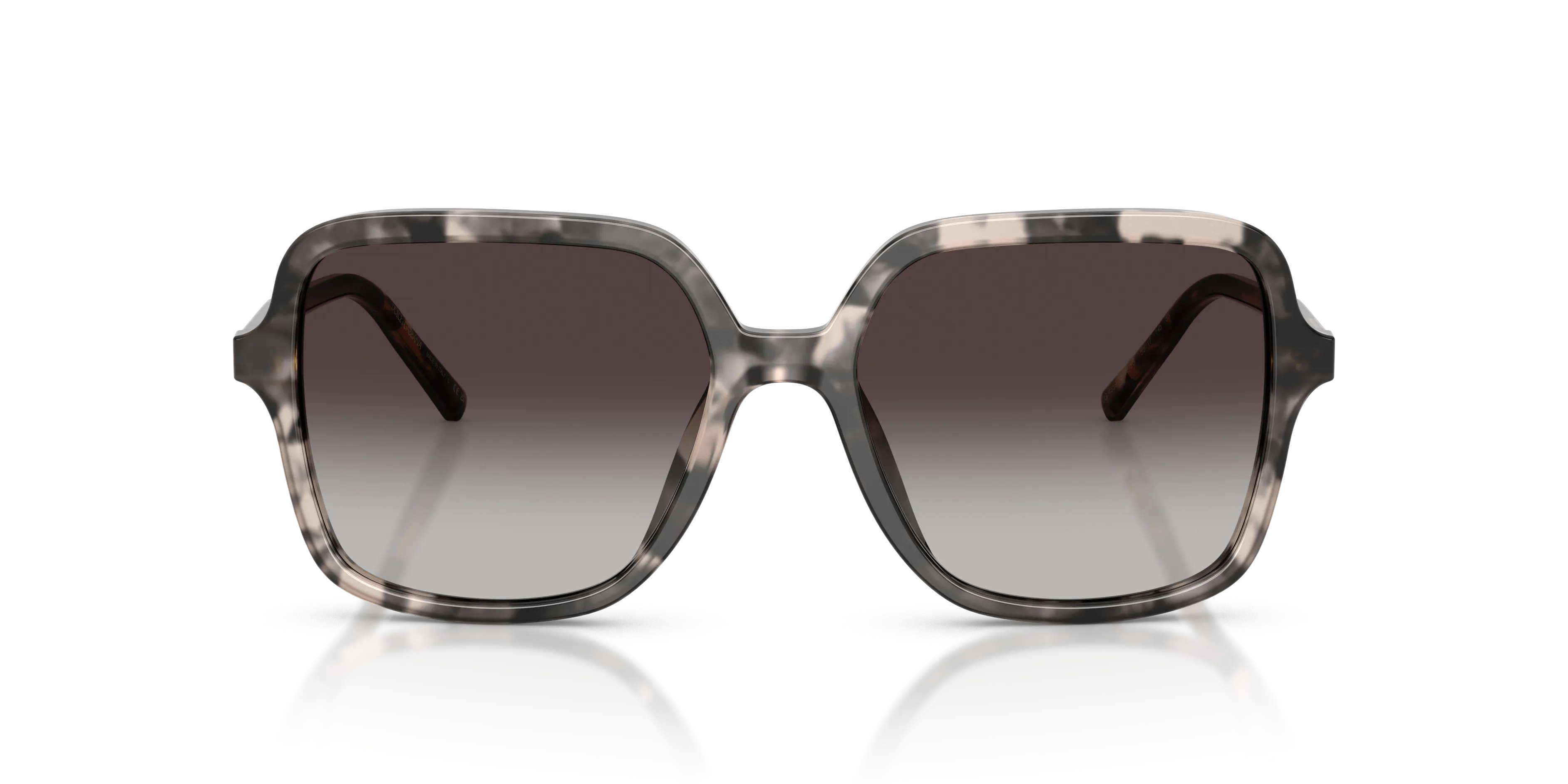Dolce & Gabbana DG4539 31728G Occhiali da sole Acetato Tartaruga Grigio Squadrata Normale Sfumato - immagine 3