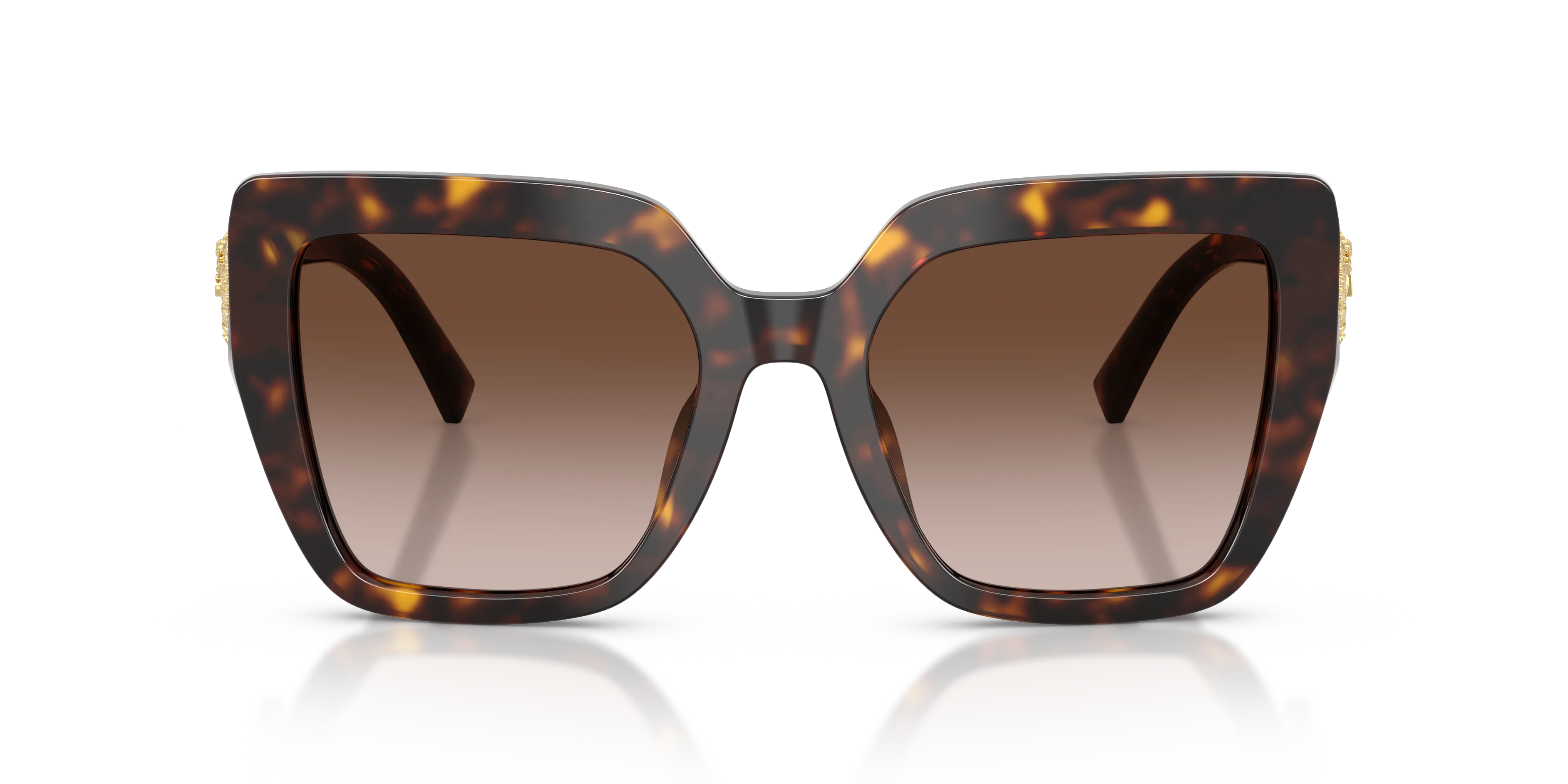 Dolce & Gabbana DG4538 502/13 Occhiali da sole Acetato Tartaruga Marrone Squadrata Normale Sfumato - immagine 3