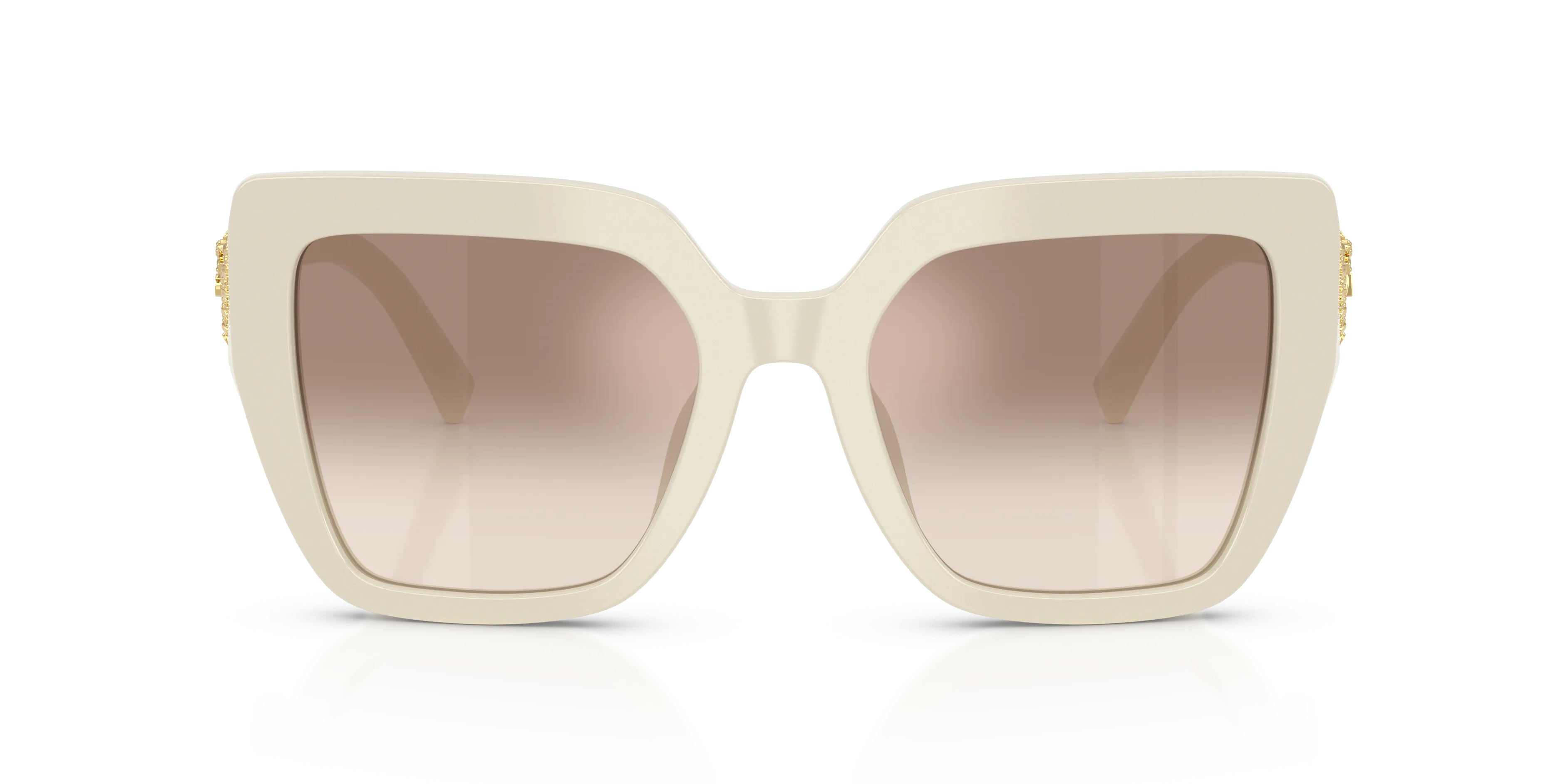 Dolce & Gabbana DG4538 331294 Occhiali da sole Acetato Marrone Marrone Squadrata Normale - immagine 3