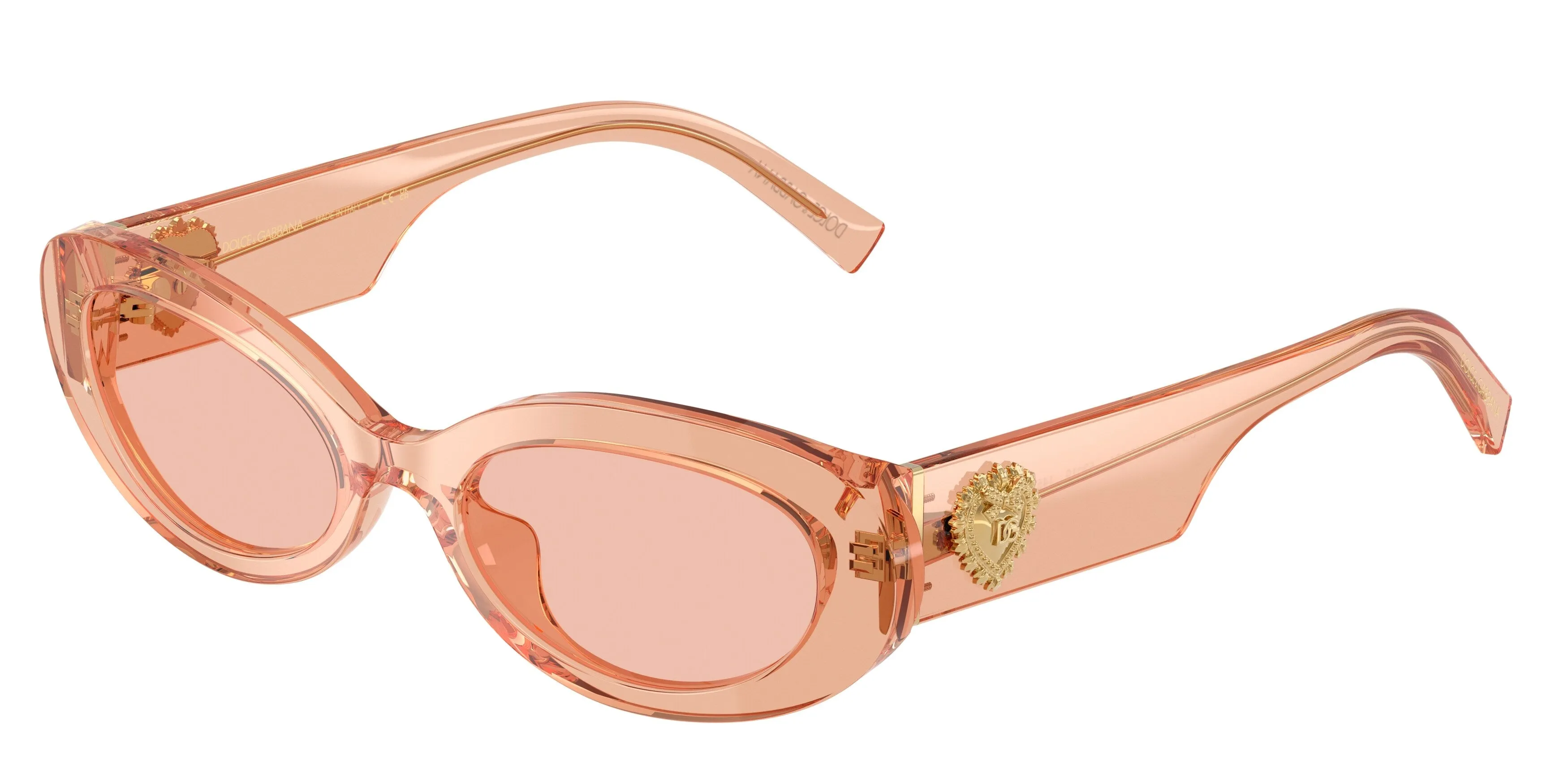 Dolce & Gabbana DG4537 322684 Occhiali da sole Acetato Rosa Rosa Rotonda Normale - immagine 1