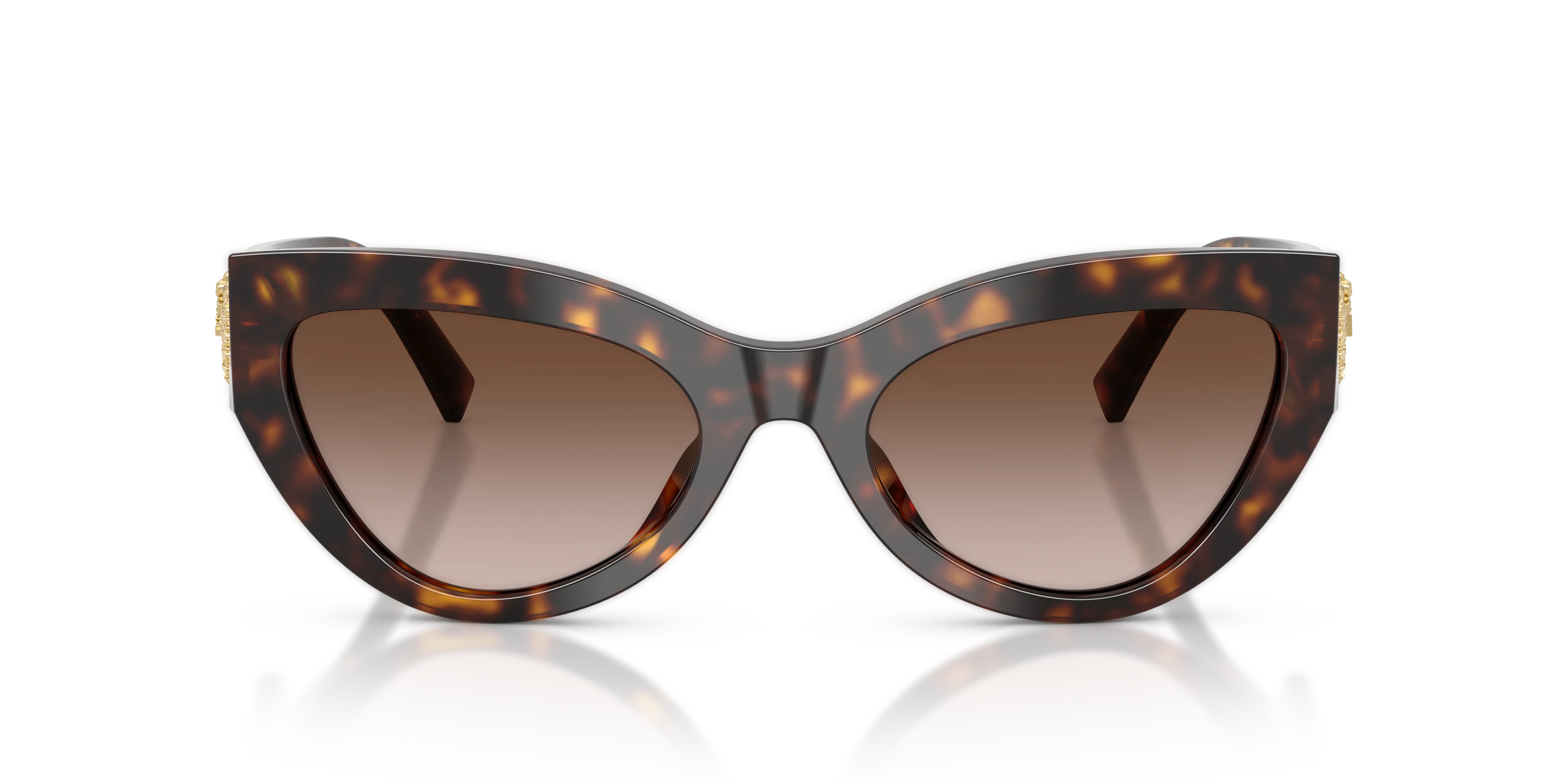 Dolce & Gabbana DG4536 502/13 Occhiali da sole Acetato Tartaruga Marrone Cat Eye Normale Sfumato - immagine 3