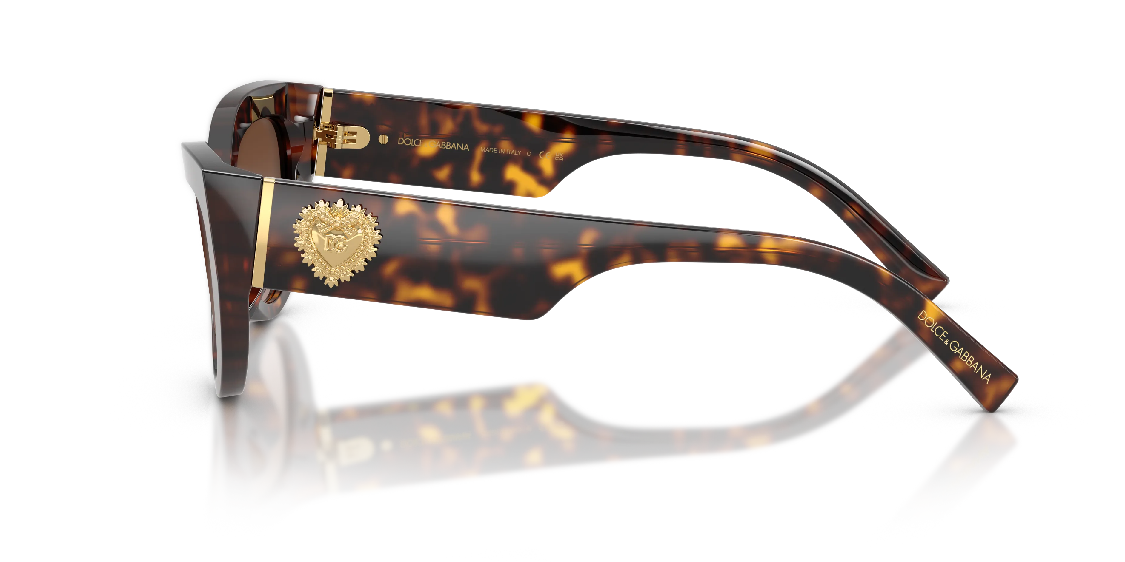 Dolce & Gabbana DG4536 502/13 Occhiali da sole Acetato Tartaruga Marrone Cat Eye Normale Sfumato - immagine 4
