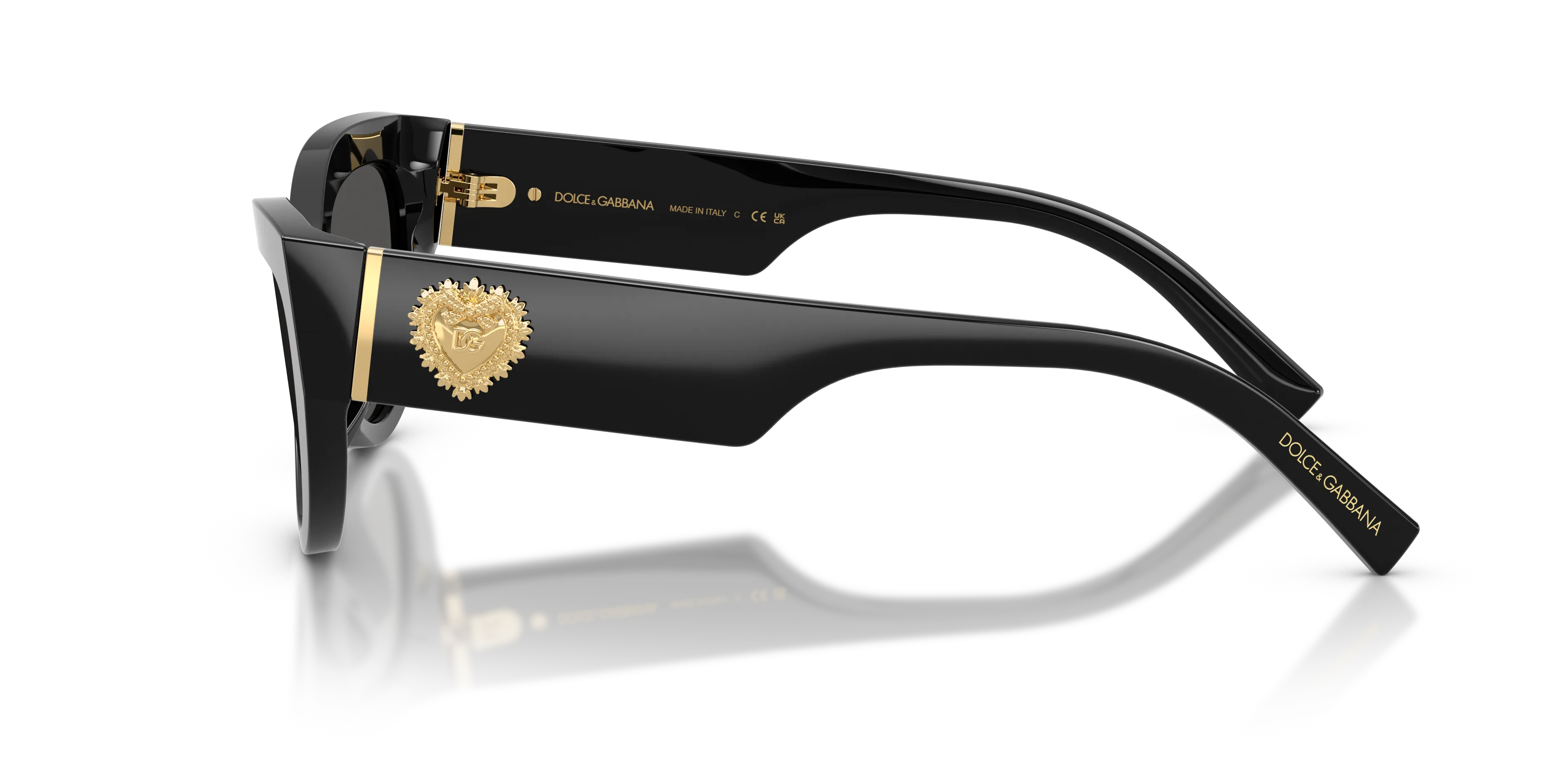 Dolce & Gabbana DG4536 501/87 Occhiali da sole Acetato Nero Grigio Cat Eye Normale - immagine 4