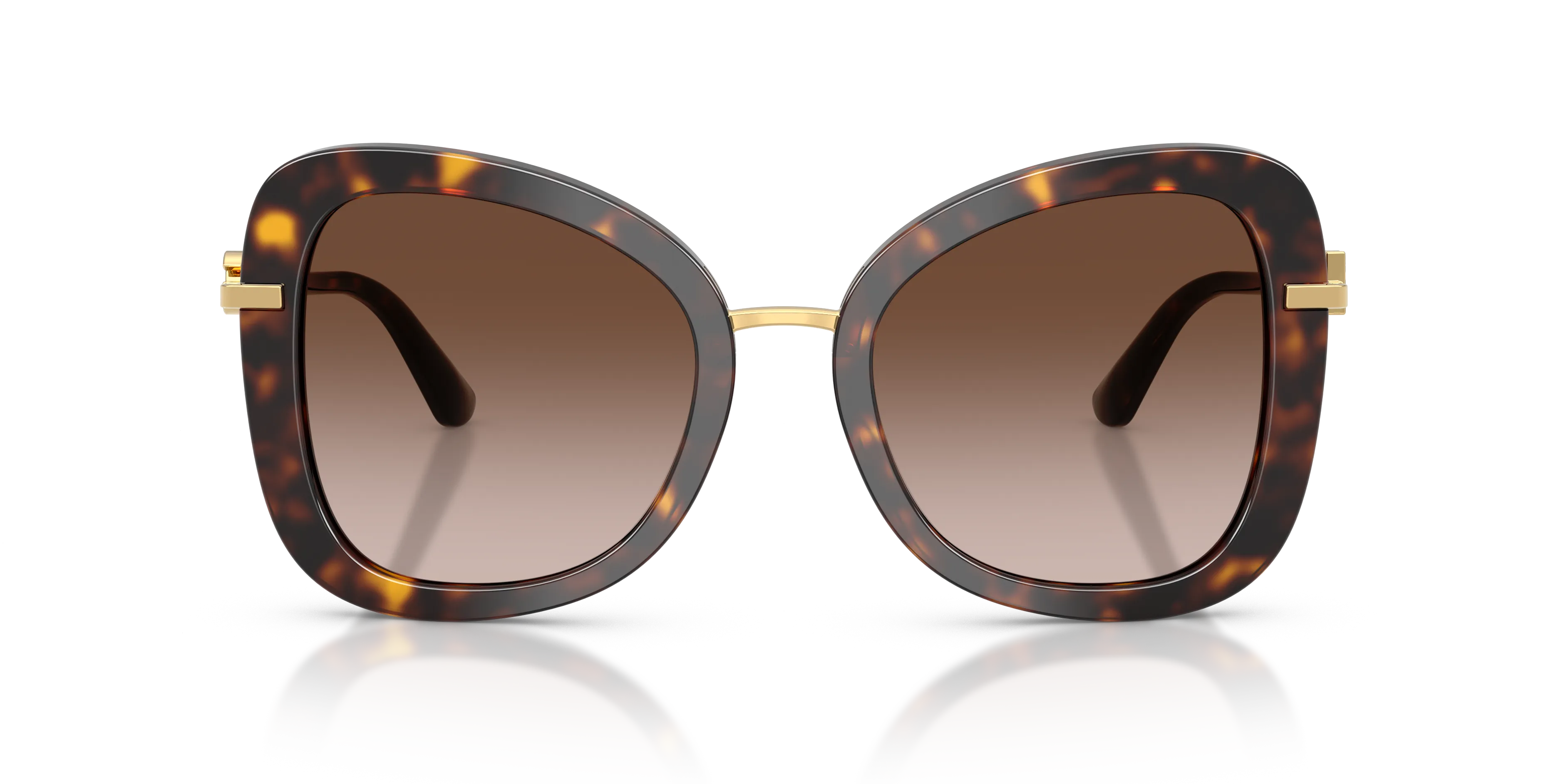 Dolce & Gabbana DG4535 502/13 Occhiali da sole Acetato Tartaruga Marrone Farfalla Normale Sfumato - immagine 3
