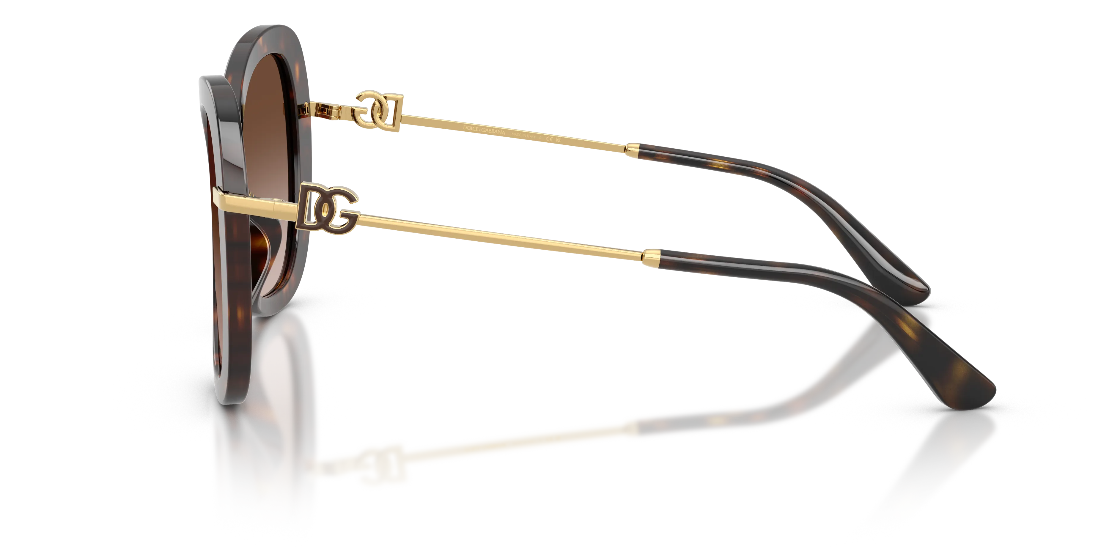 Dolce & Gabbana DG4535 502/13 Occhiali da sole Acetato Tartaruga Marrone Farfalla Normale Sfumato - immagine 4