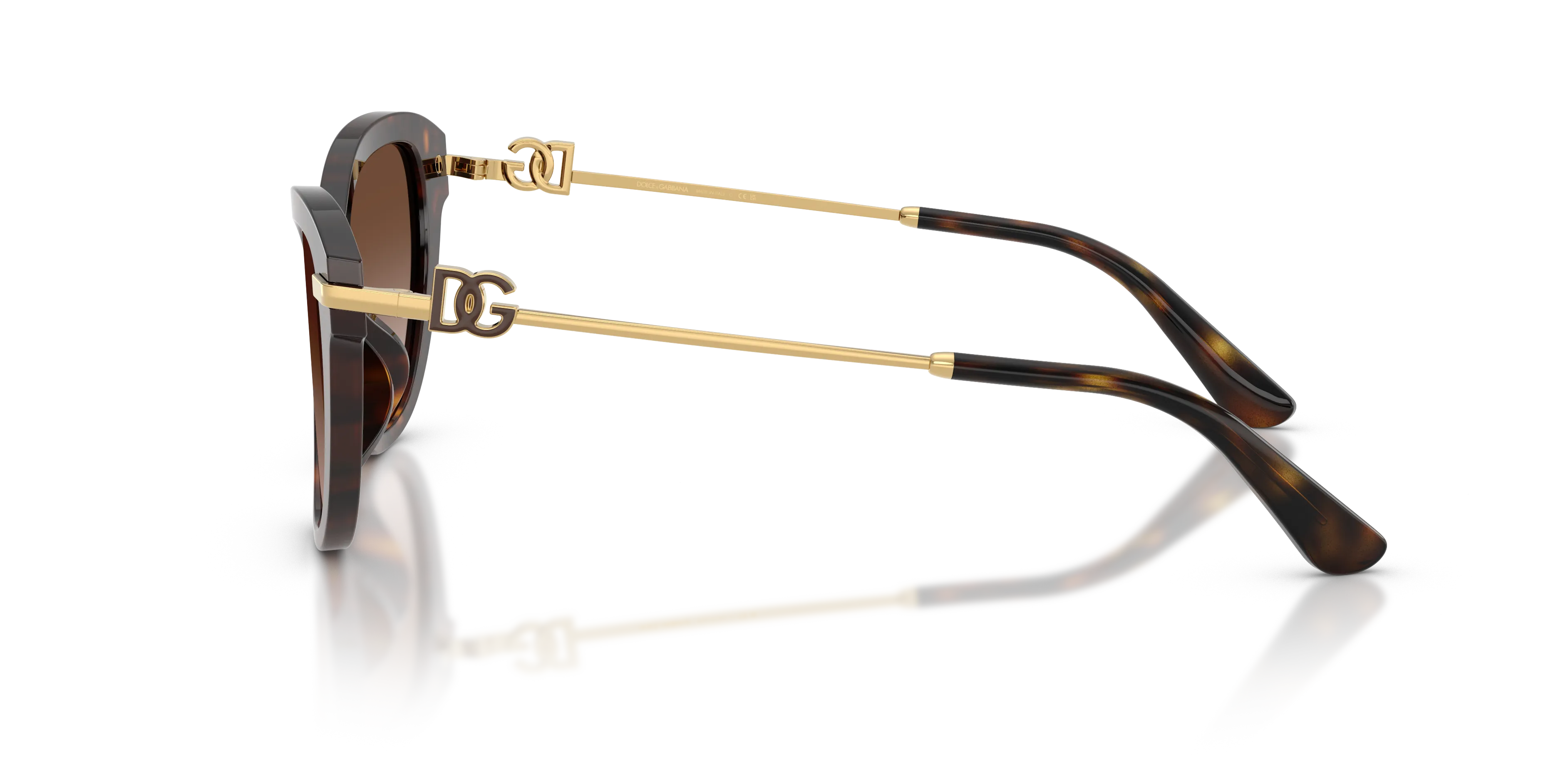 Dolce & Gabbana DG4534 502/13 Occhiali da sole Acetato Tartaruga Marrone Farfalla Normale Sfumato - immagine 4