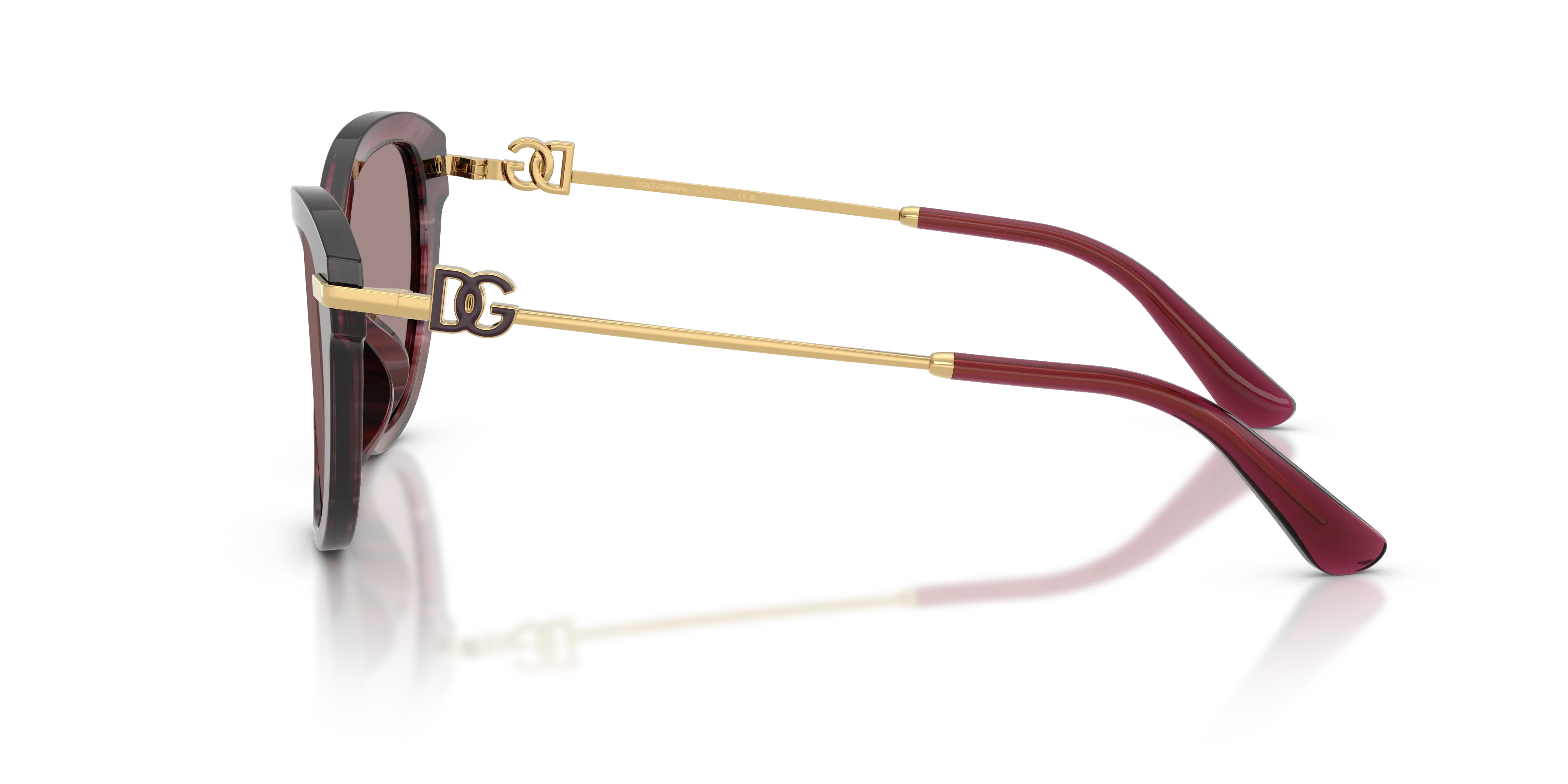 Dolce & Gabbana DG4534 3474LA Occhiali da sole Acetato Viola Viola Farfalla Normale - immagine 4
