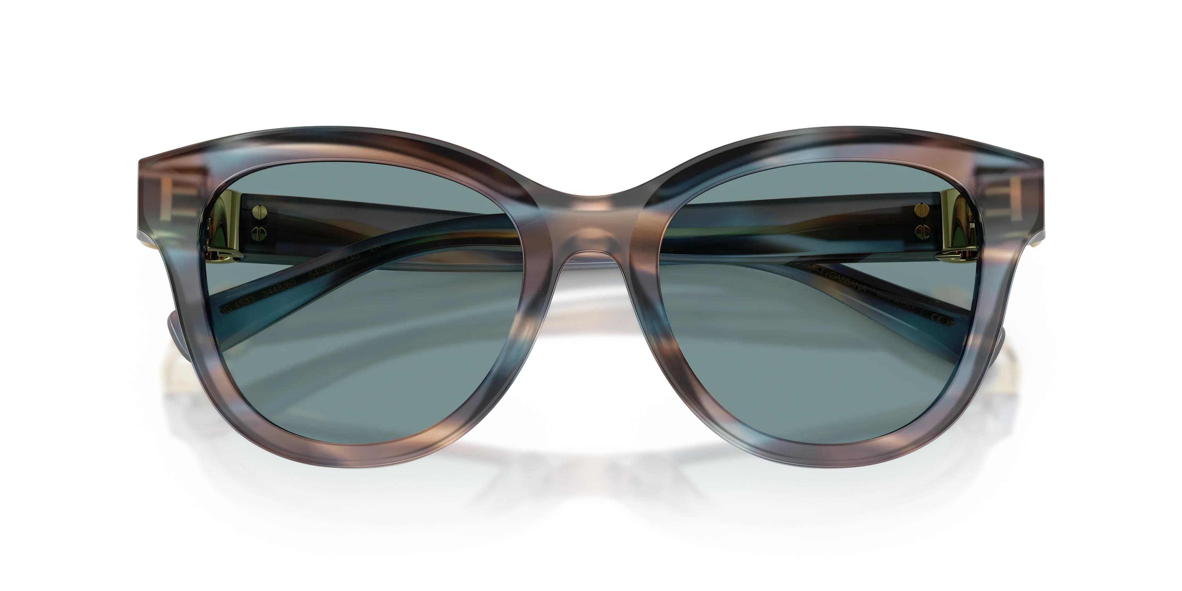 Dolce & Gabbana DG4533 344880 Occhiali da sole Acetato Blu Blu Pantos Normale - immagine 2