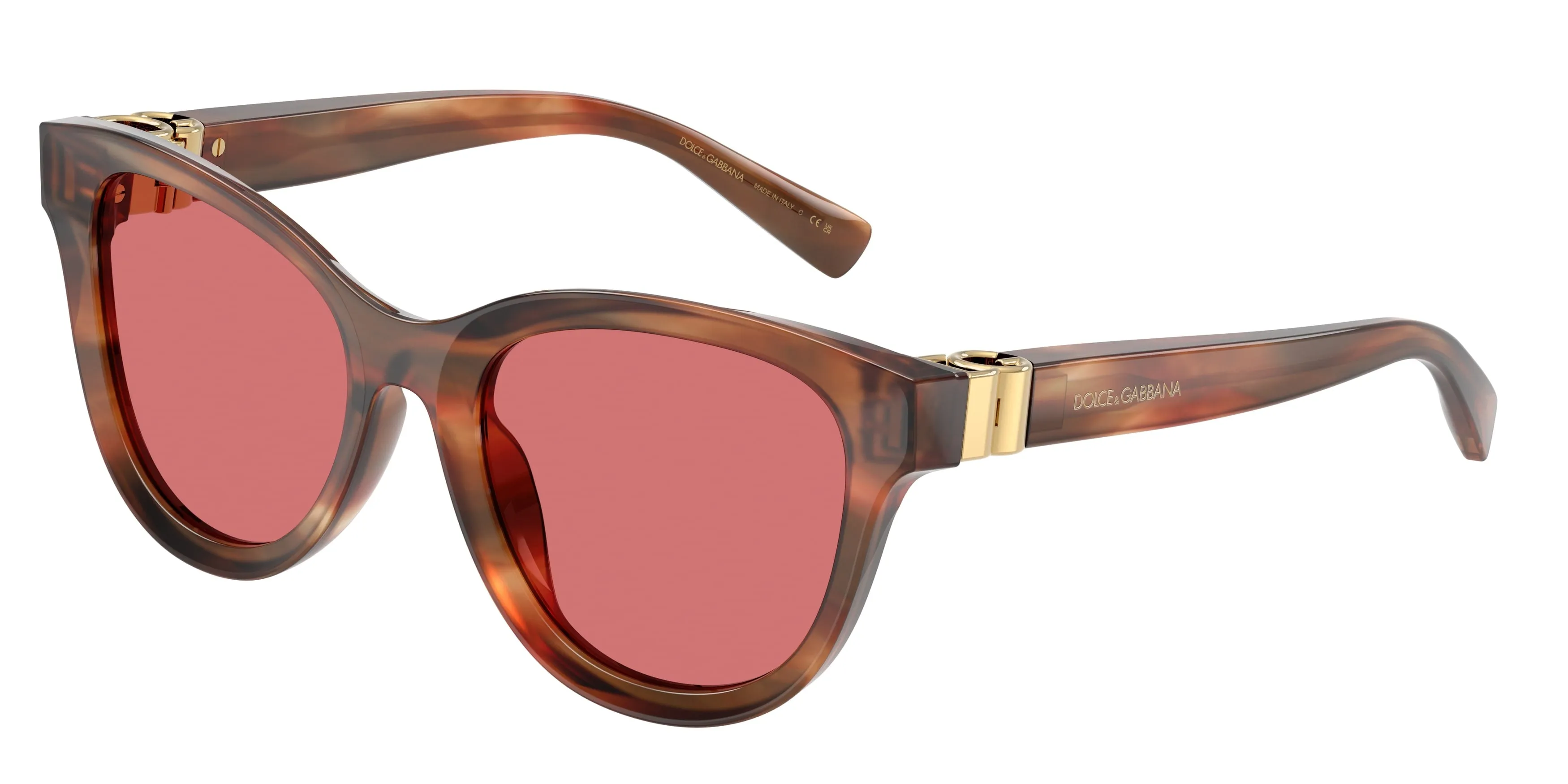 Dolce & Gabbana DG4533 322175 Occhiali da sole Acetato Tartaruga Rosso Pantos Normale - immagine 1