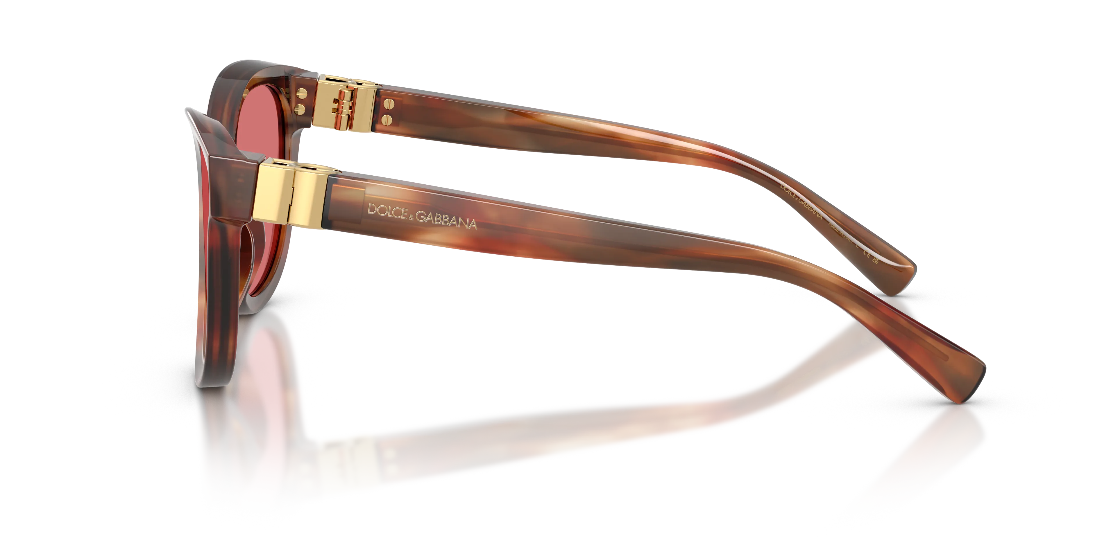 Dolce & Gabbana DG4533 322175 Occhiali da sole Acetato Tartaruga Rosso Pantos Normale - immagine 4