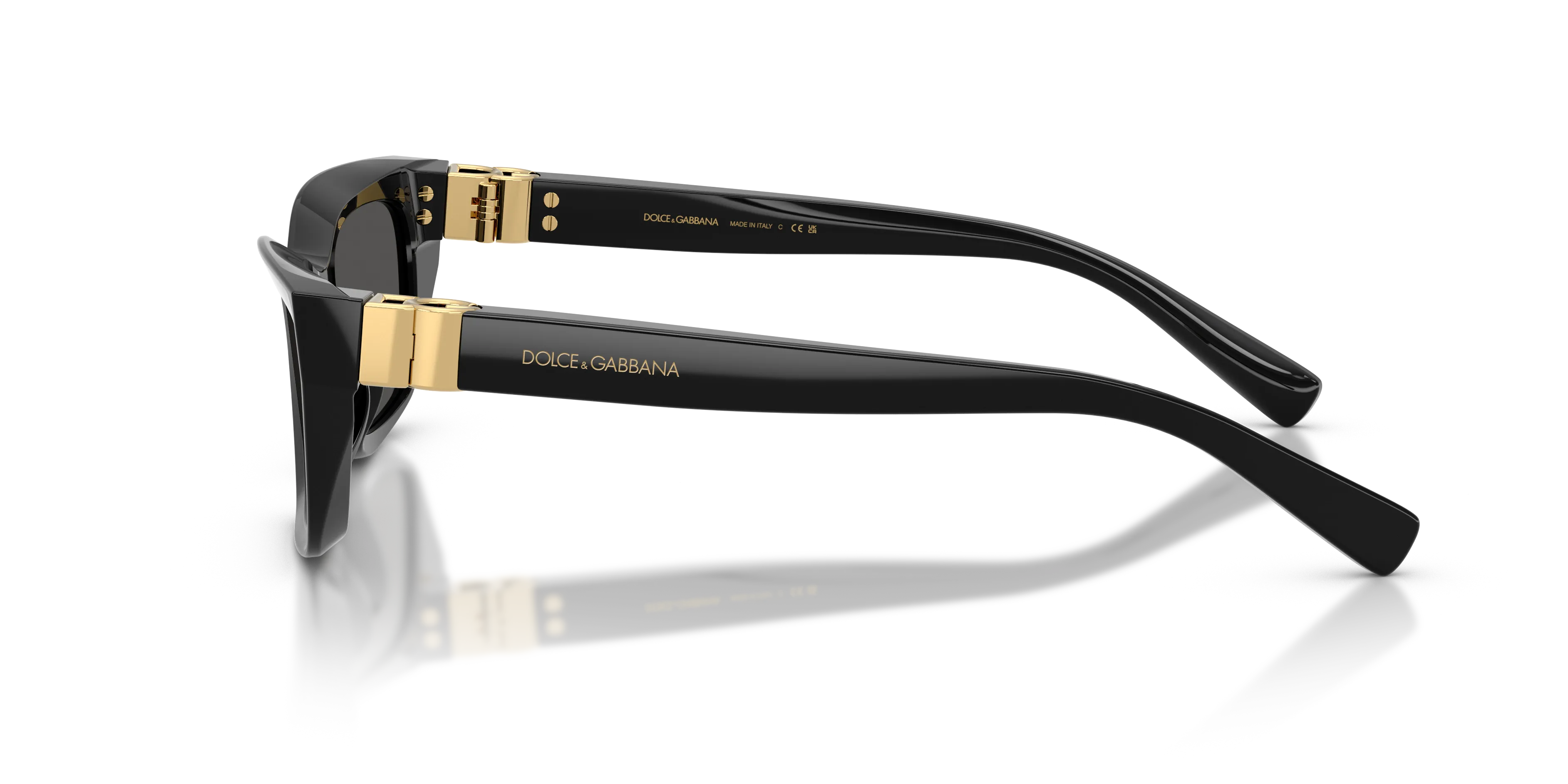 Dolce & Gabbana DG4532 501/87 Occhiali da sole Acetato Nero Grigio Cat Eye Normale - immagine 4