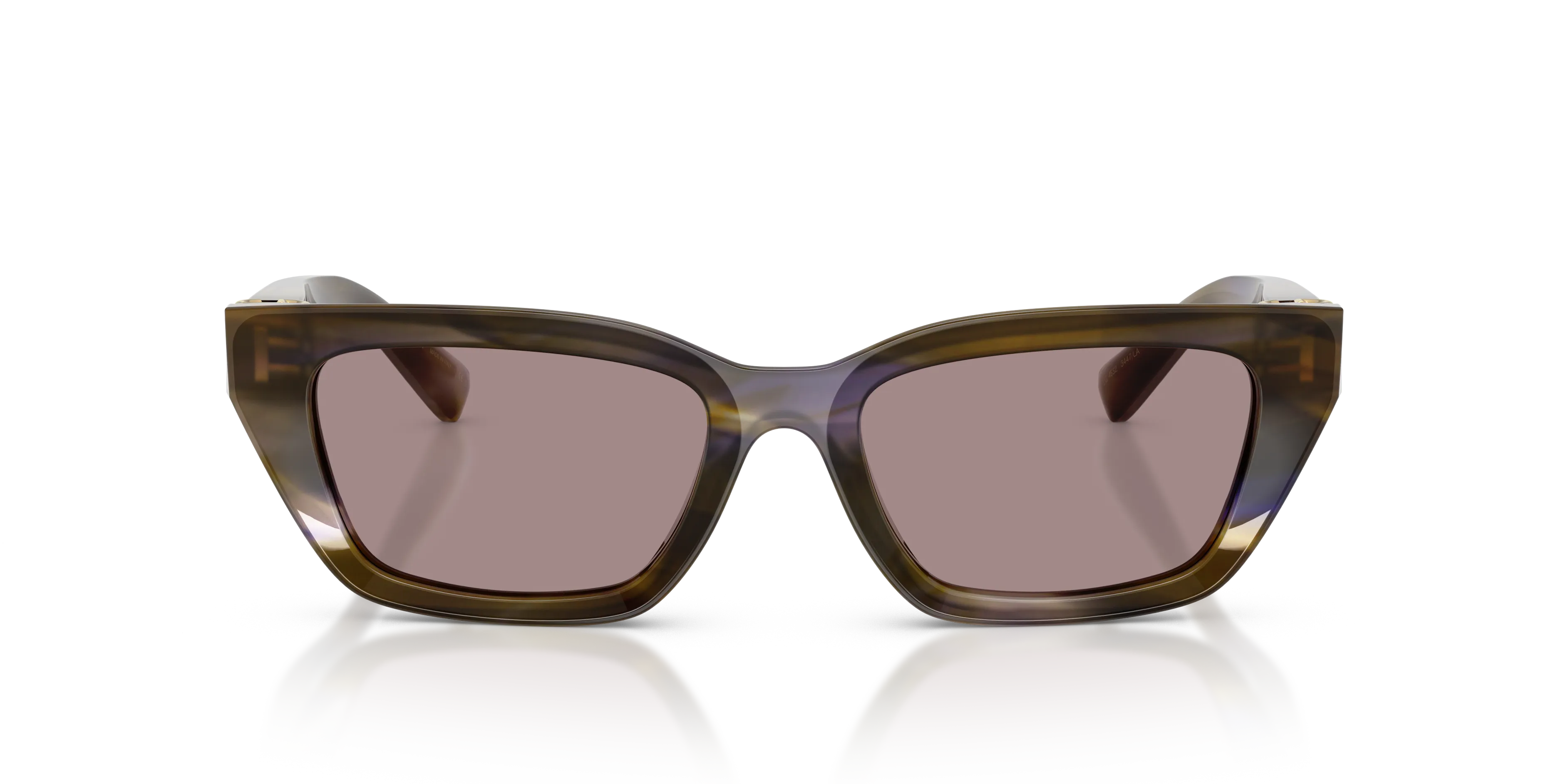 Dolce & Gabbana DG4532 3447LA Occhiali da sole Acetato Verde Viola Cat Eye Normale - immagine 3