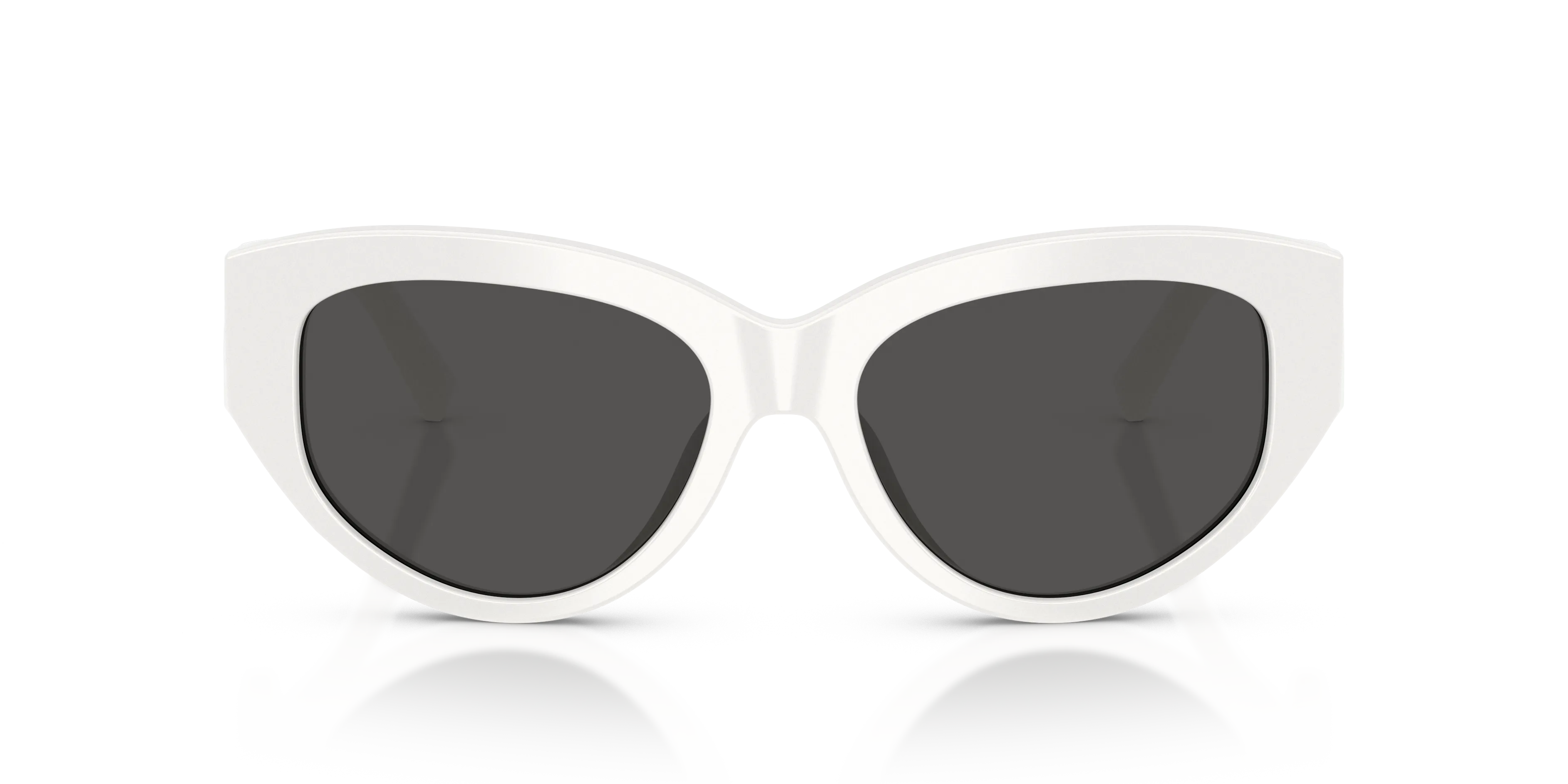 Dolce & Gabbana DG4514 331287 Occhiali da sole Acetato Bianco Grigio Cat Eye Normale - immagine 3