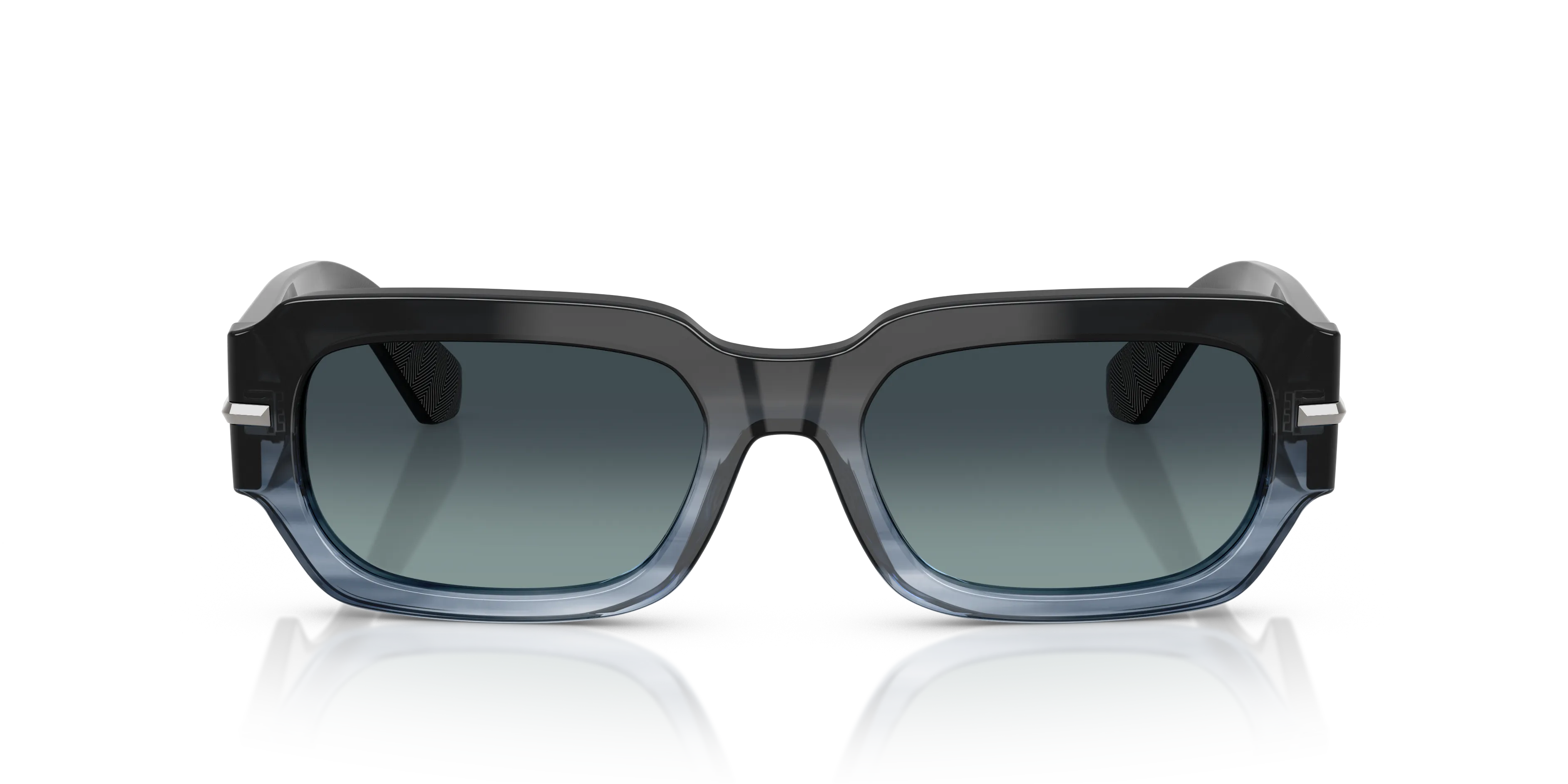 Dolce & Gabbana DG4485 348519 Occhiali da sole Acetato Blu Blu Squadrata Normale Sfumato - immagine 3