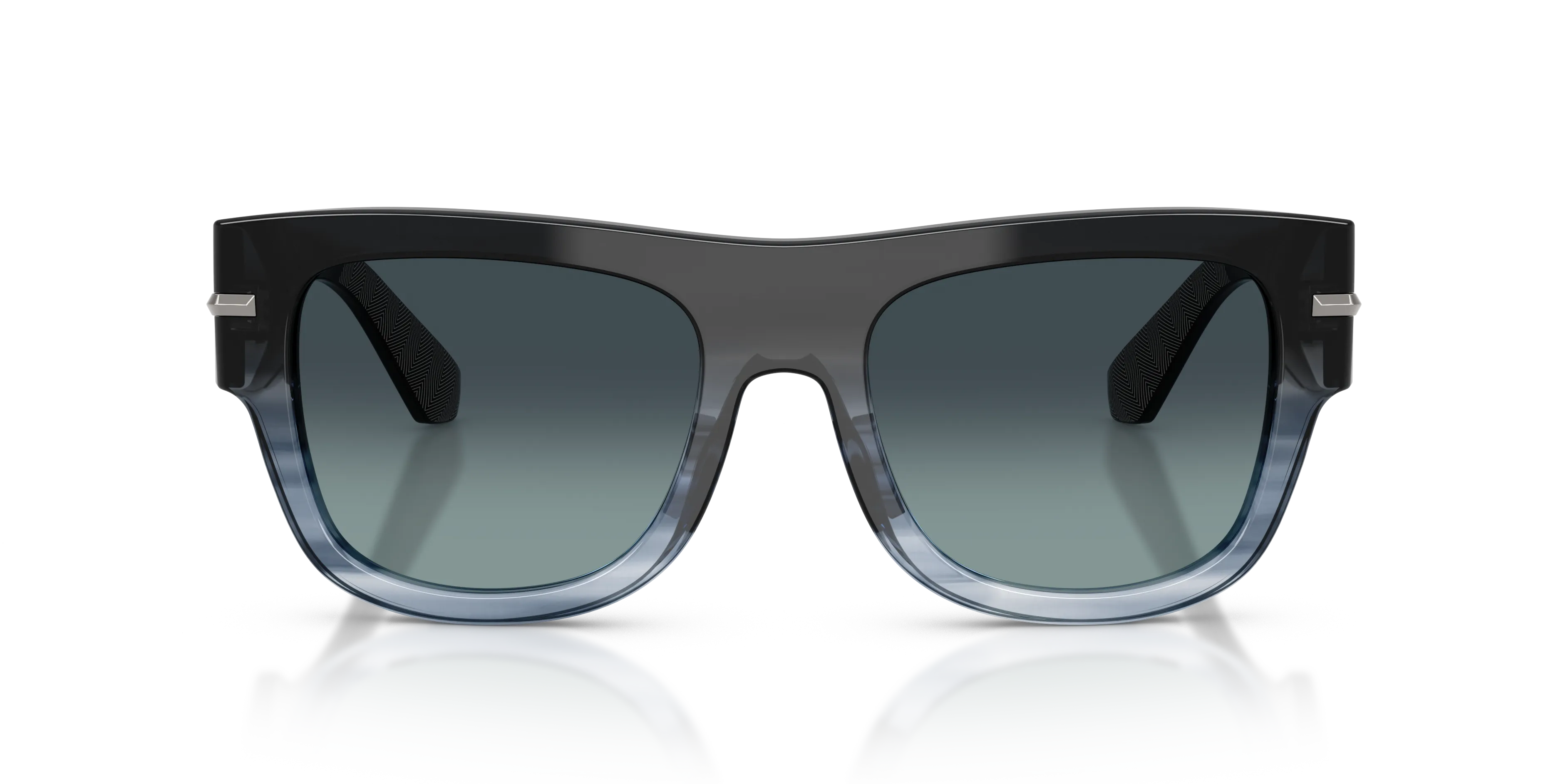Dolce & Gabbana DG4484 348519 Occhiali da sole Acetato Blu Blu Squadrata Normale Sfumato - immagine 3