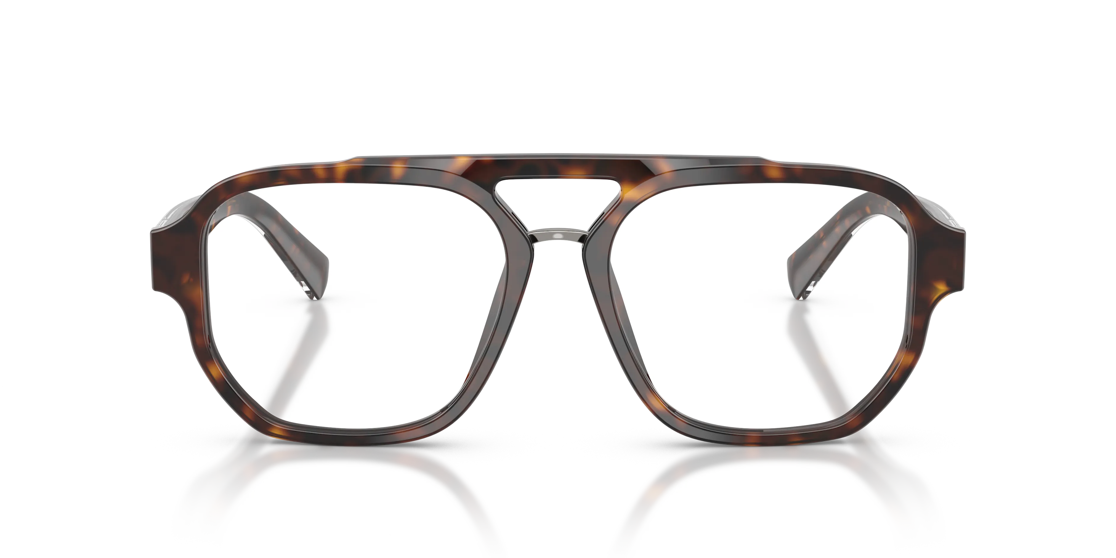Dolce & Gabbana DG3447 502 Montature da vista Acetato Tartaruga Trasparente Pilot Normale - immagine 3
