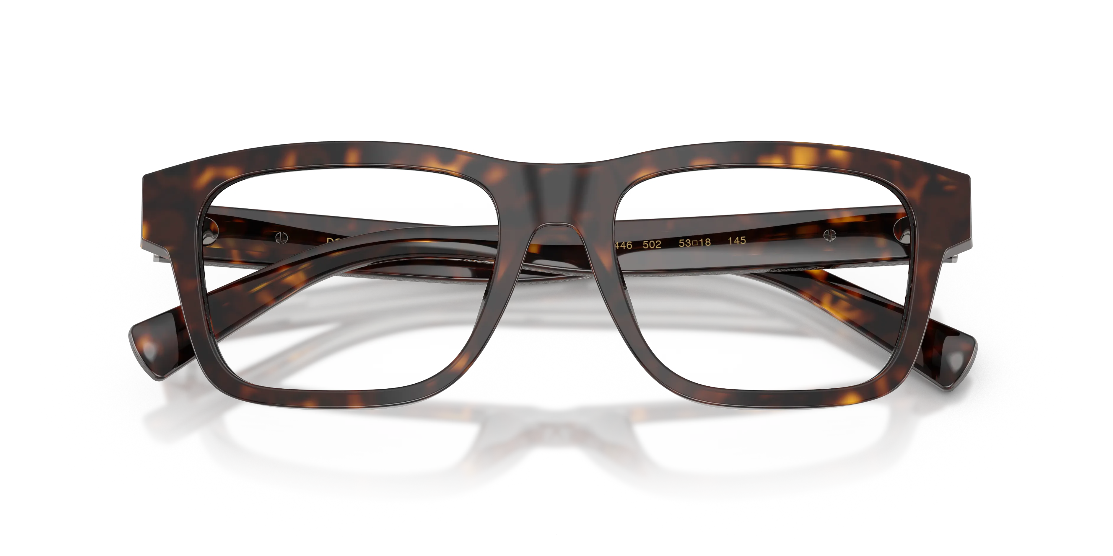 Dolce & Gabbana DG3446 502 Montature da vista Acetato Tartaruga Trasparente Squadrata Normale - immagine 2