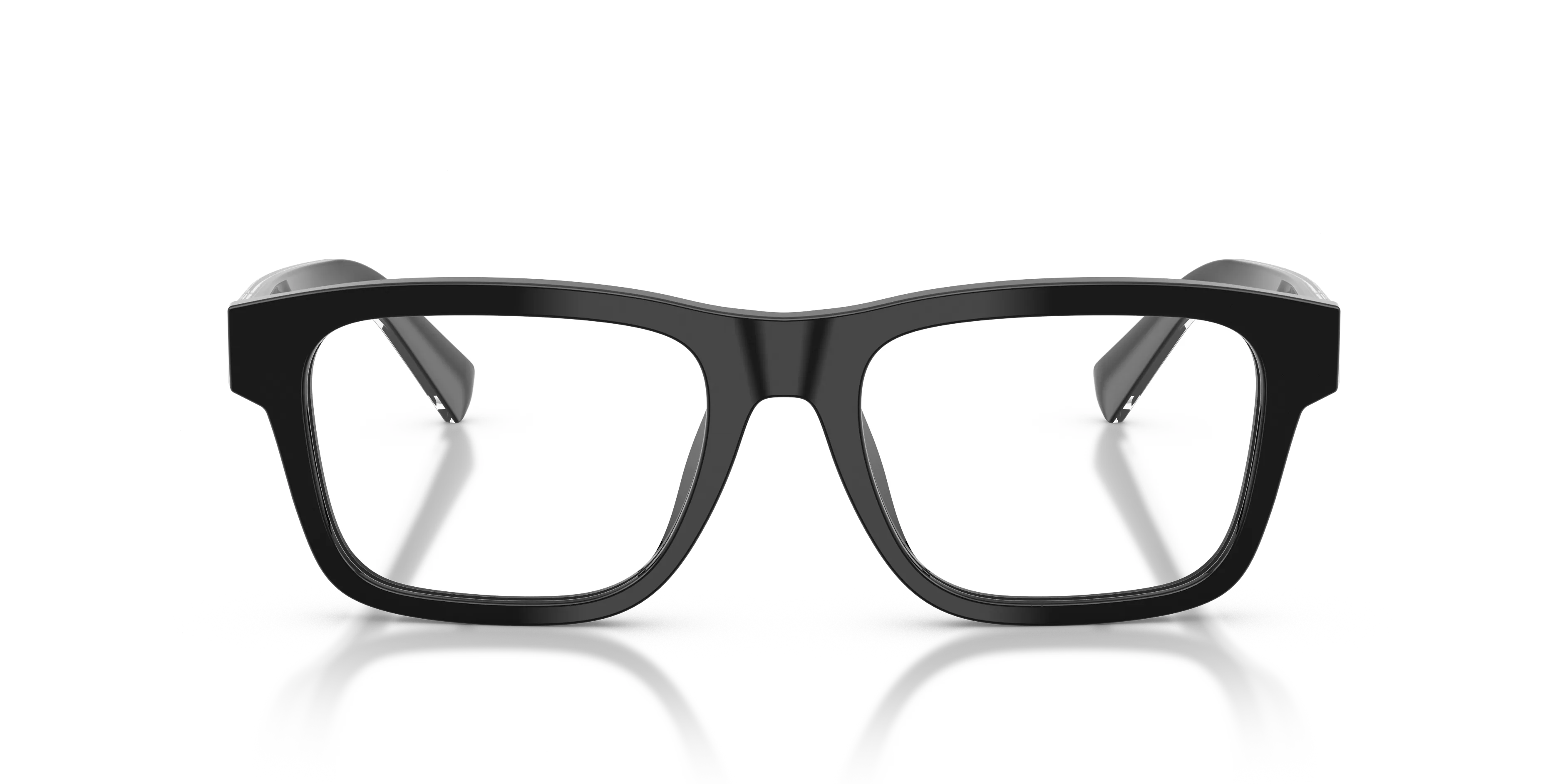 Dolce & Gabbana DG3446 501 Montature da vista Acetato Nero Trasparente Squadrata Normale - immagine 3