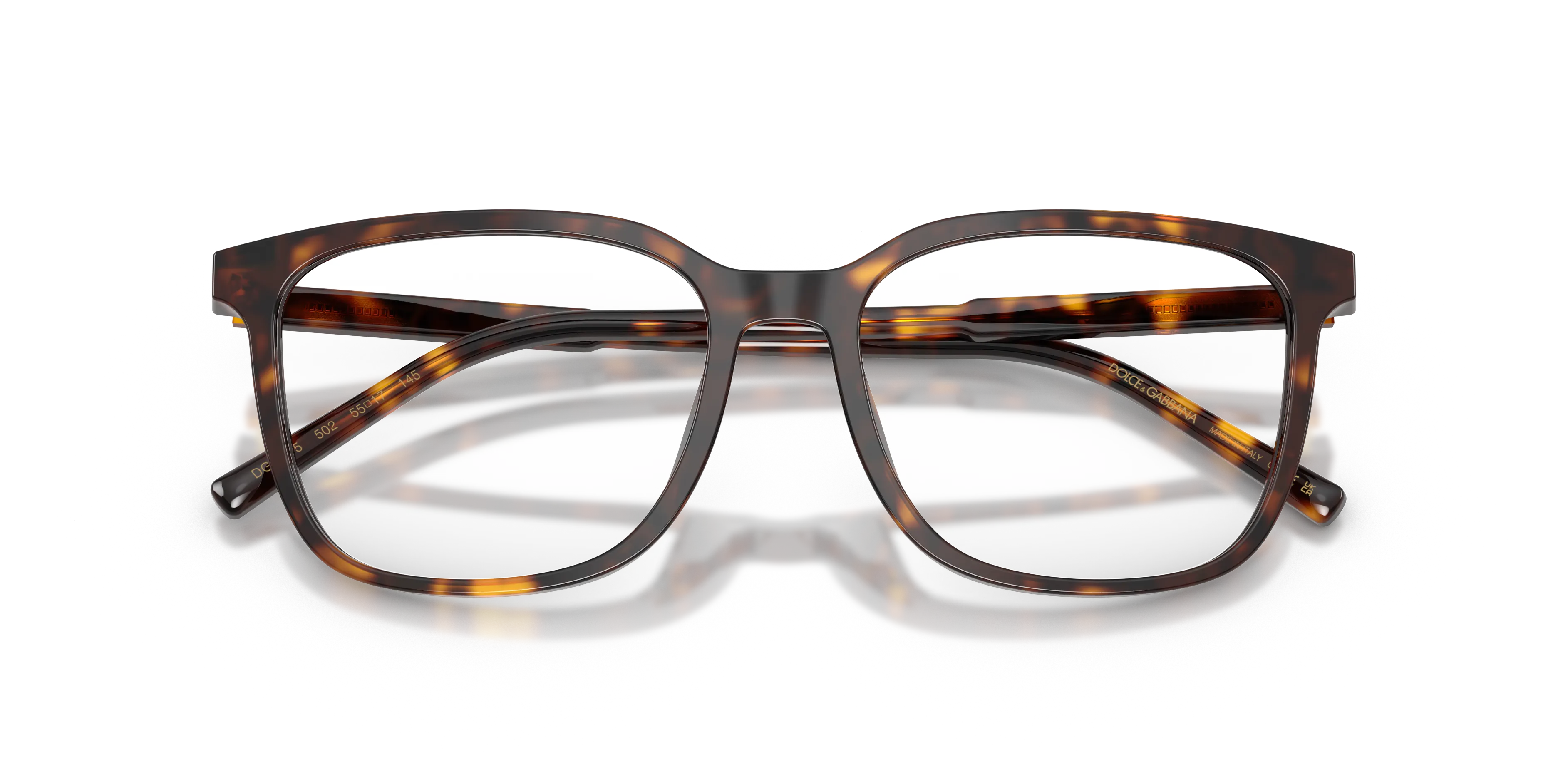 Dolce & Gabbana DG3445 502 Montature da vista Acetato Tartaruga Trasparente Squadrata Normale - immagine 2