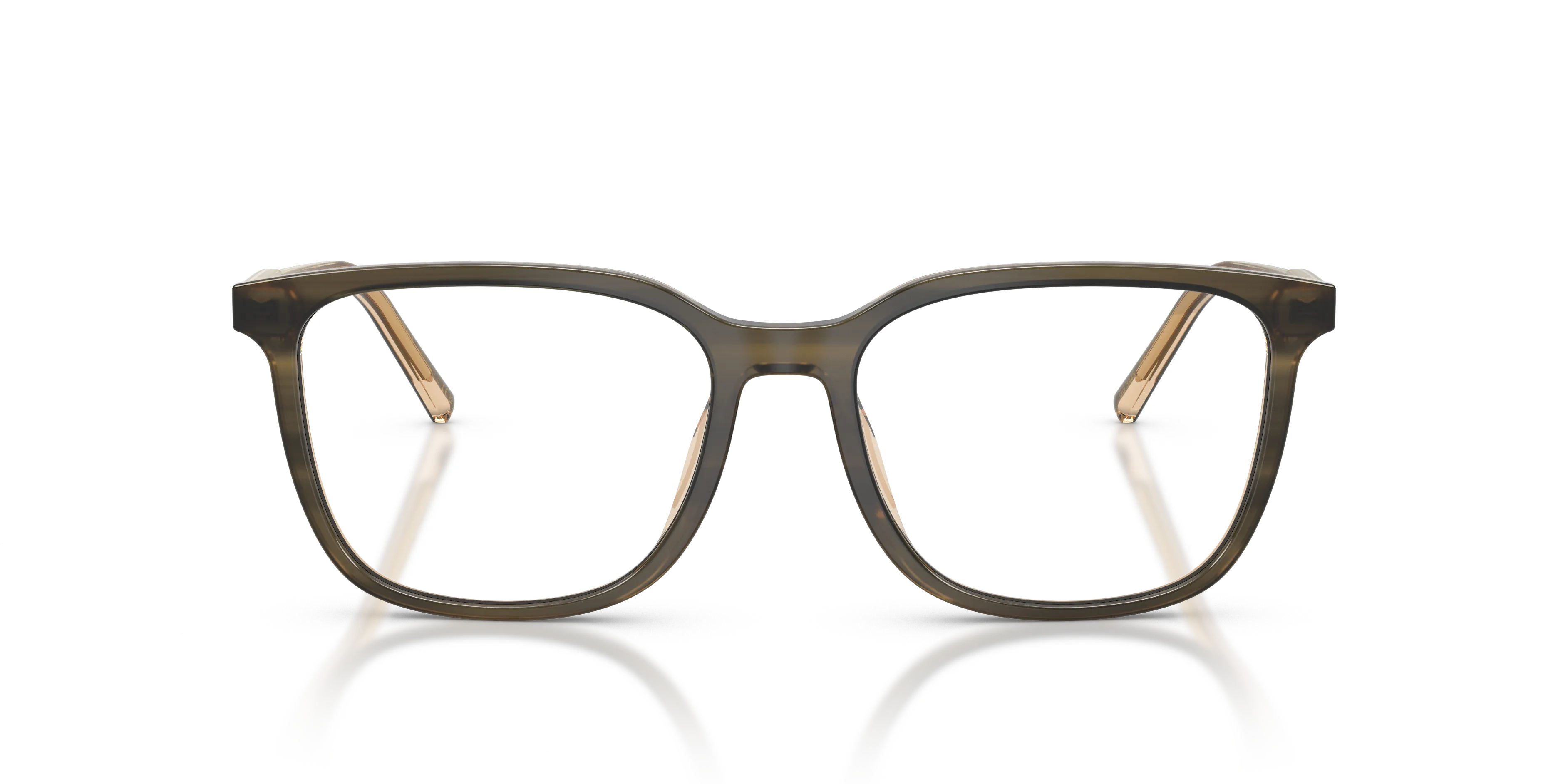 Dolce & Gabbana DG3445 3480 Montature da vista Acetato Verde Trasparente Squadrata Normale - immagine 3