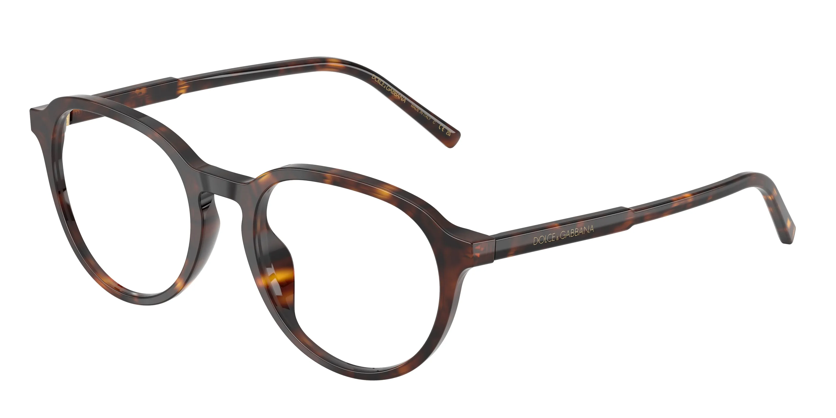 Dolce & Gabbana DG3444 502 Montature da vista Acetato Tartaruga Trasparente Pantos Normale - immagine 1